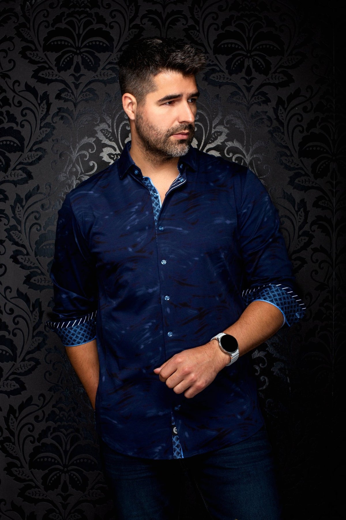 CHEMISE | SEINE, Navy - AU NOIR