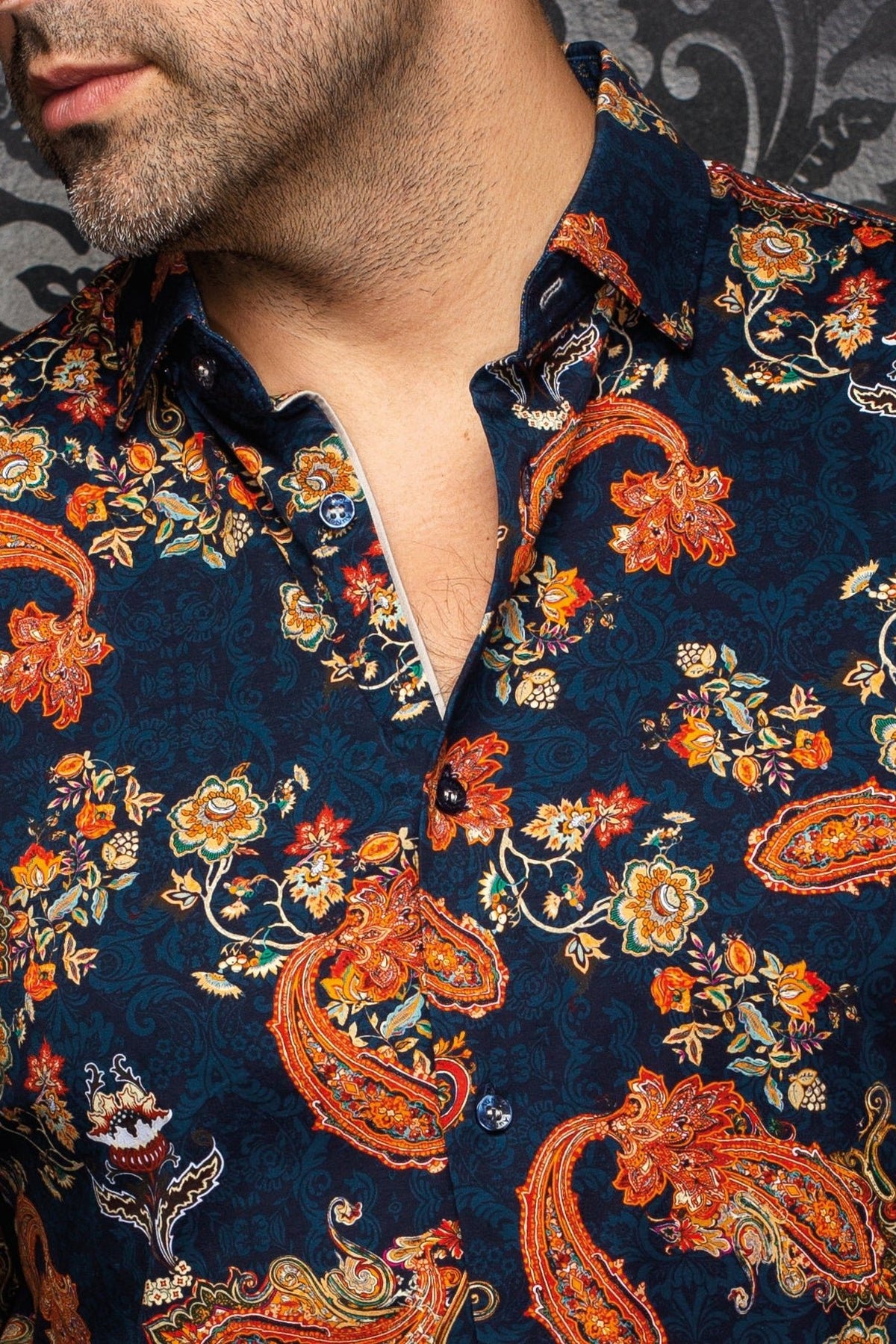 CHEMISE | SIENNA, Navy - AU NOIR