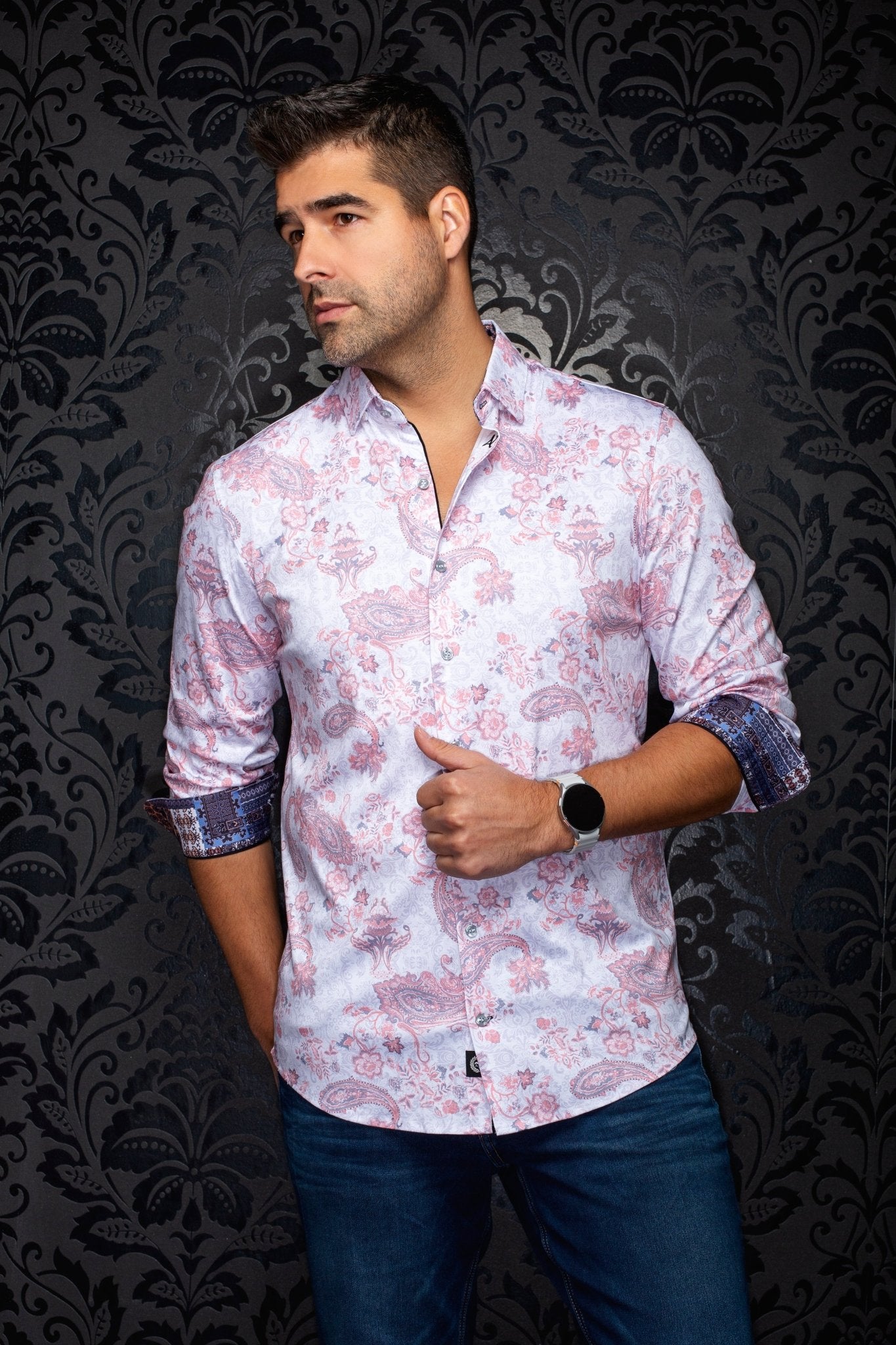 CHEMISE | SIENNA, White Peach - AU NOIR