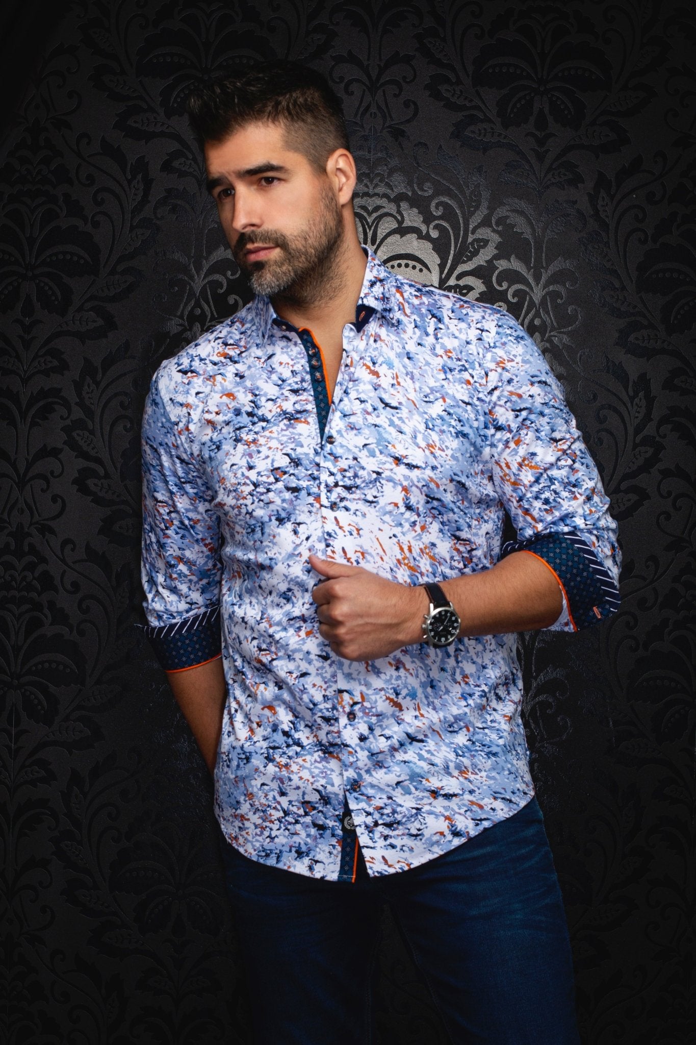CHEMISE | SORAN, Light Blue - AU NOIR