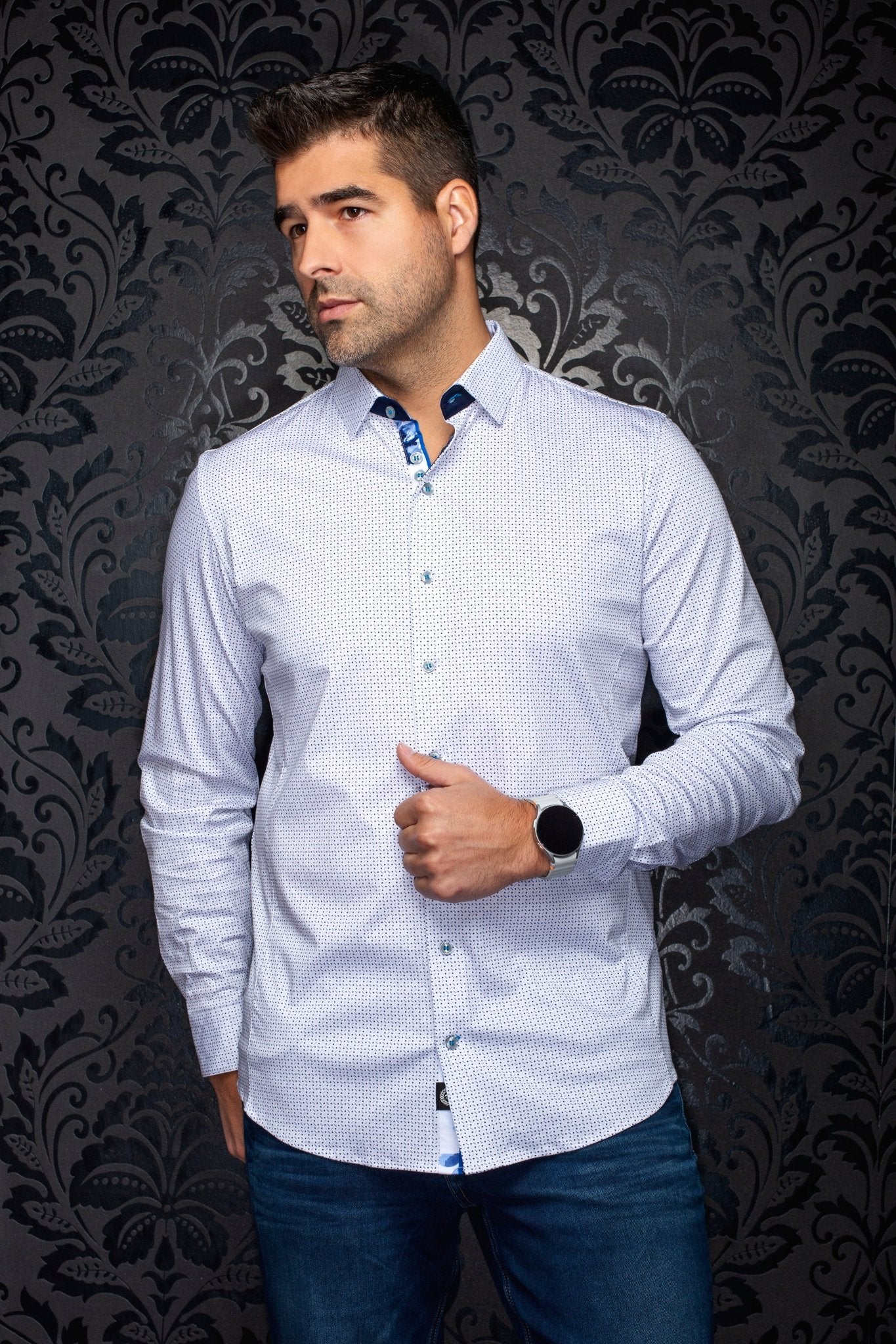CHEMISE | STONEHILL, White - AU NOIR