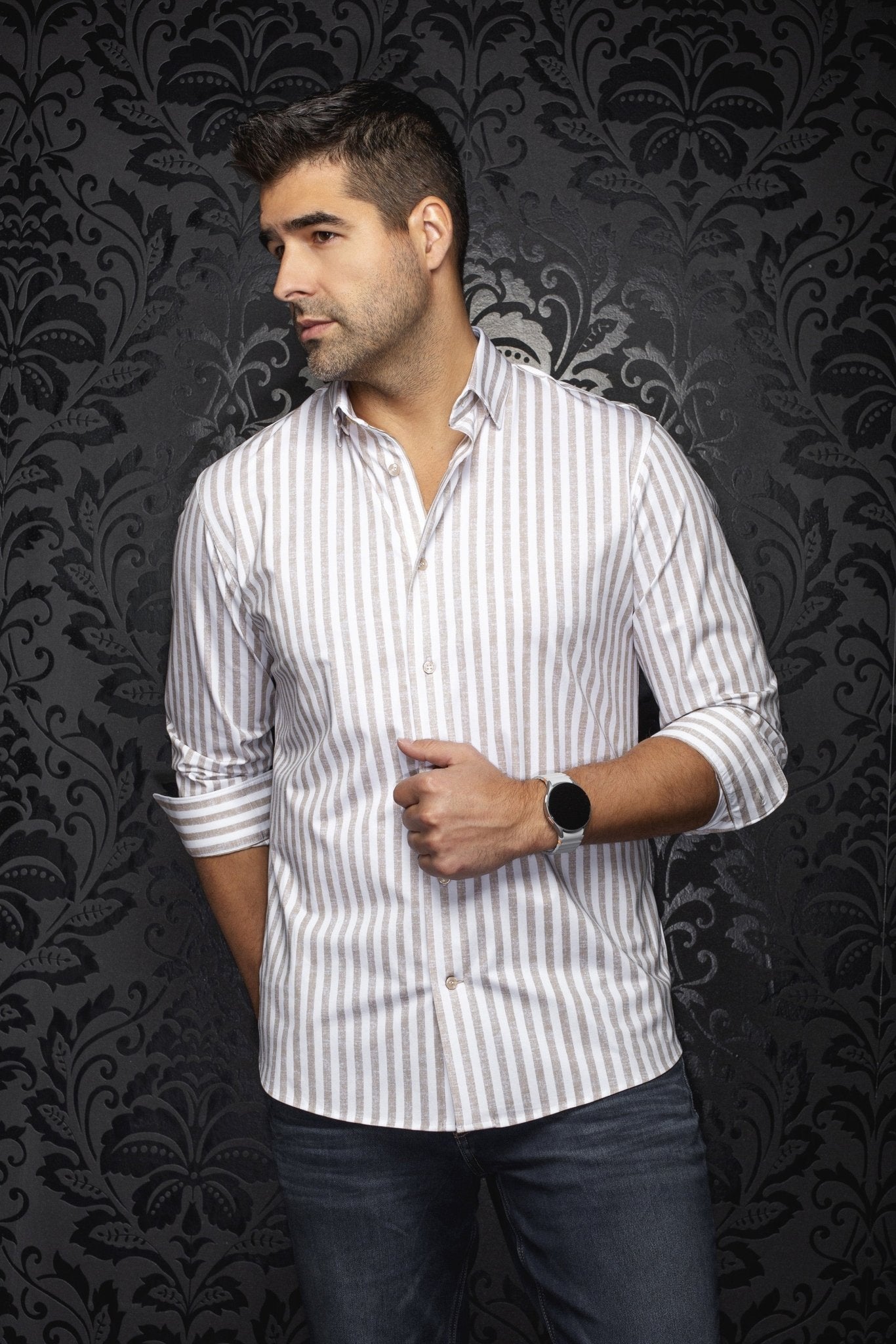 CHEMISE | TELLY, Sand - AU NOIR