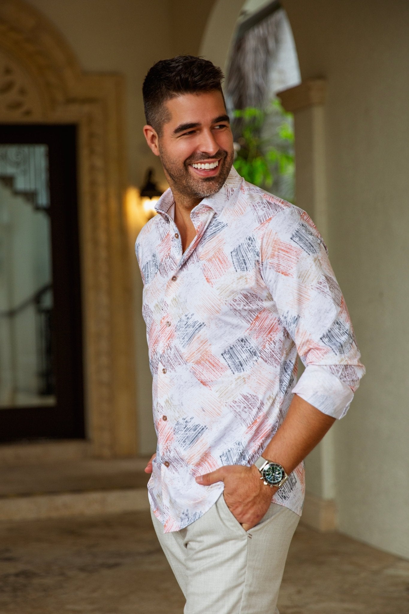 Shirt  TERRENCE, Multi - AU NOIR