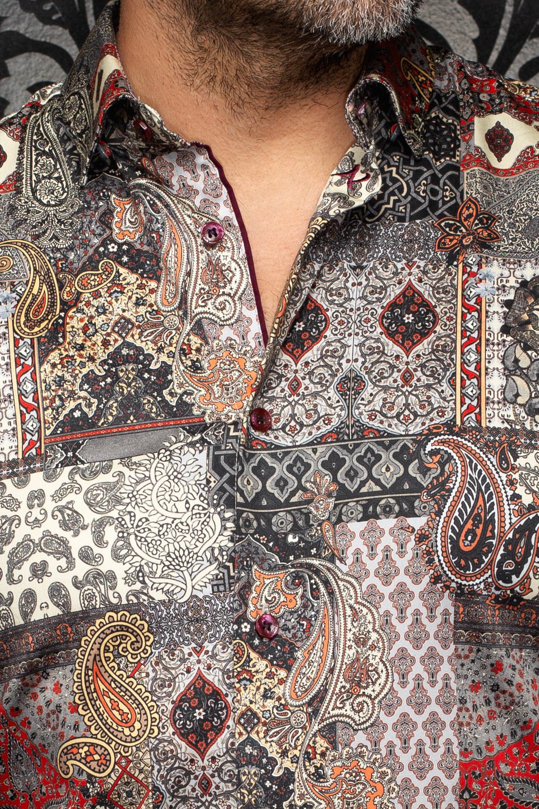 CHEMISE | TITAN, Grey Orange - AU NOIR