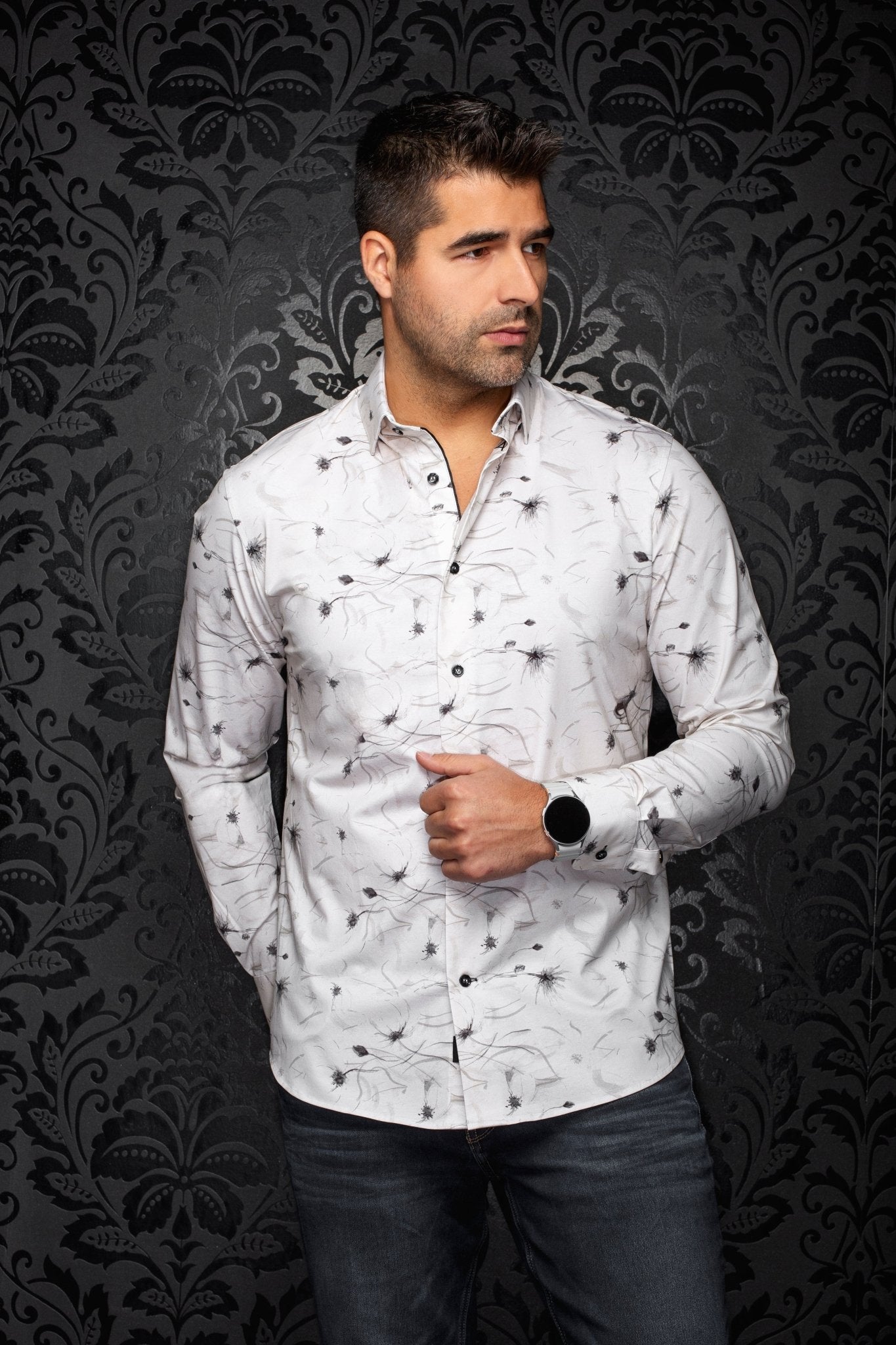 CHEMISE | TRUMAN, Stone - AU NOIR