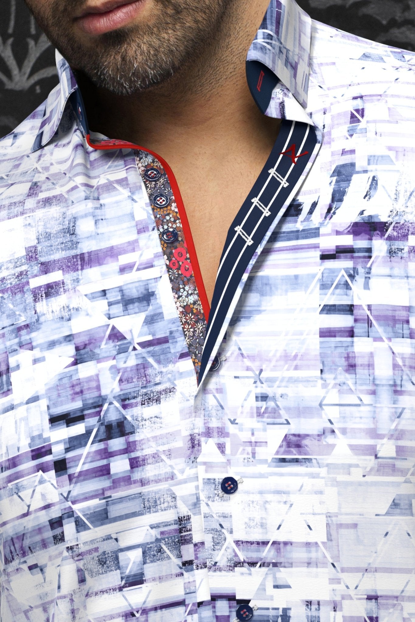 CHEMISE | VIANELLI, Purple - AU NOIR