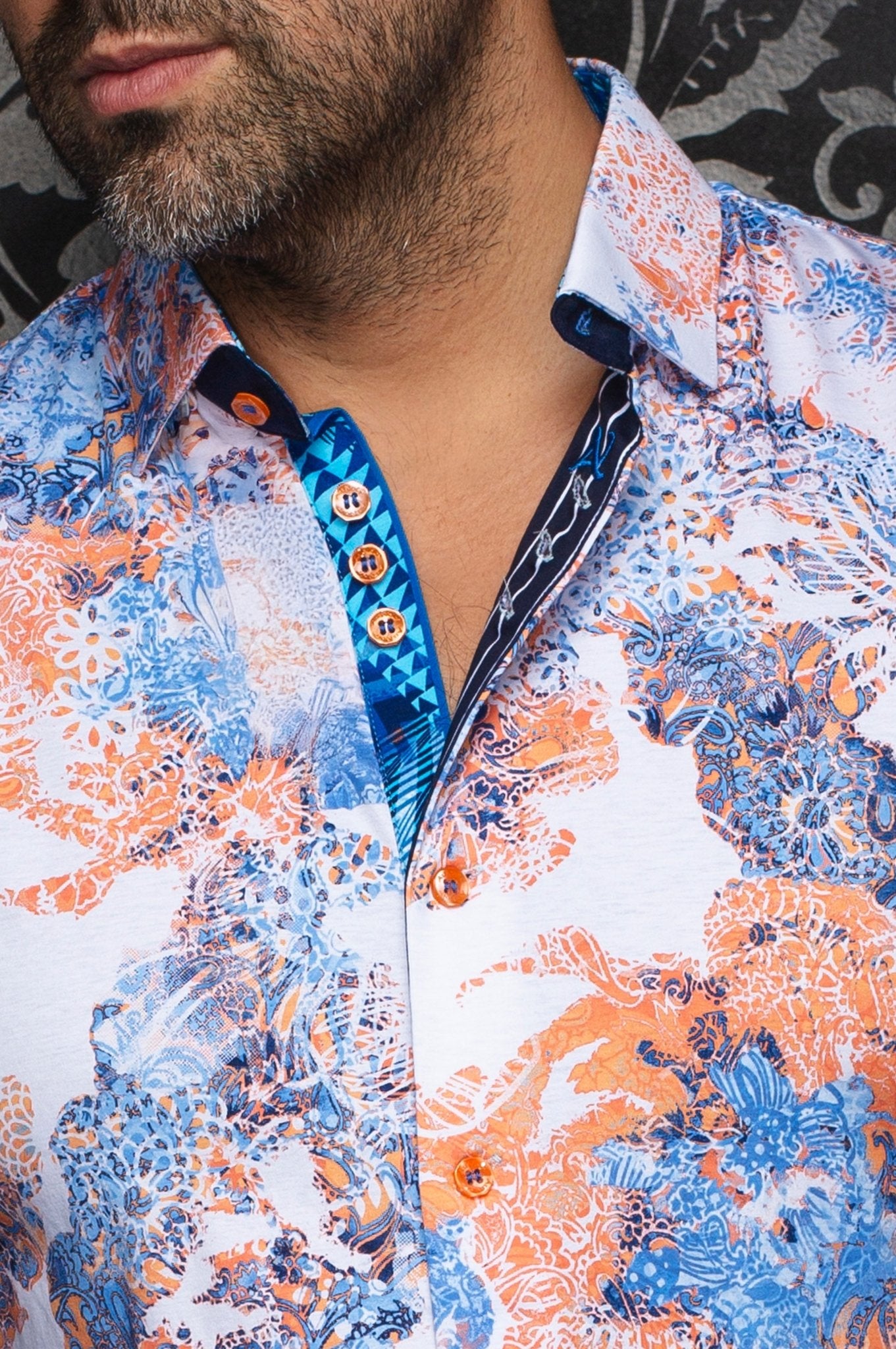 Camisa  WISTERIA, Naranja - AU NOIR