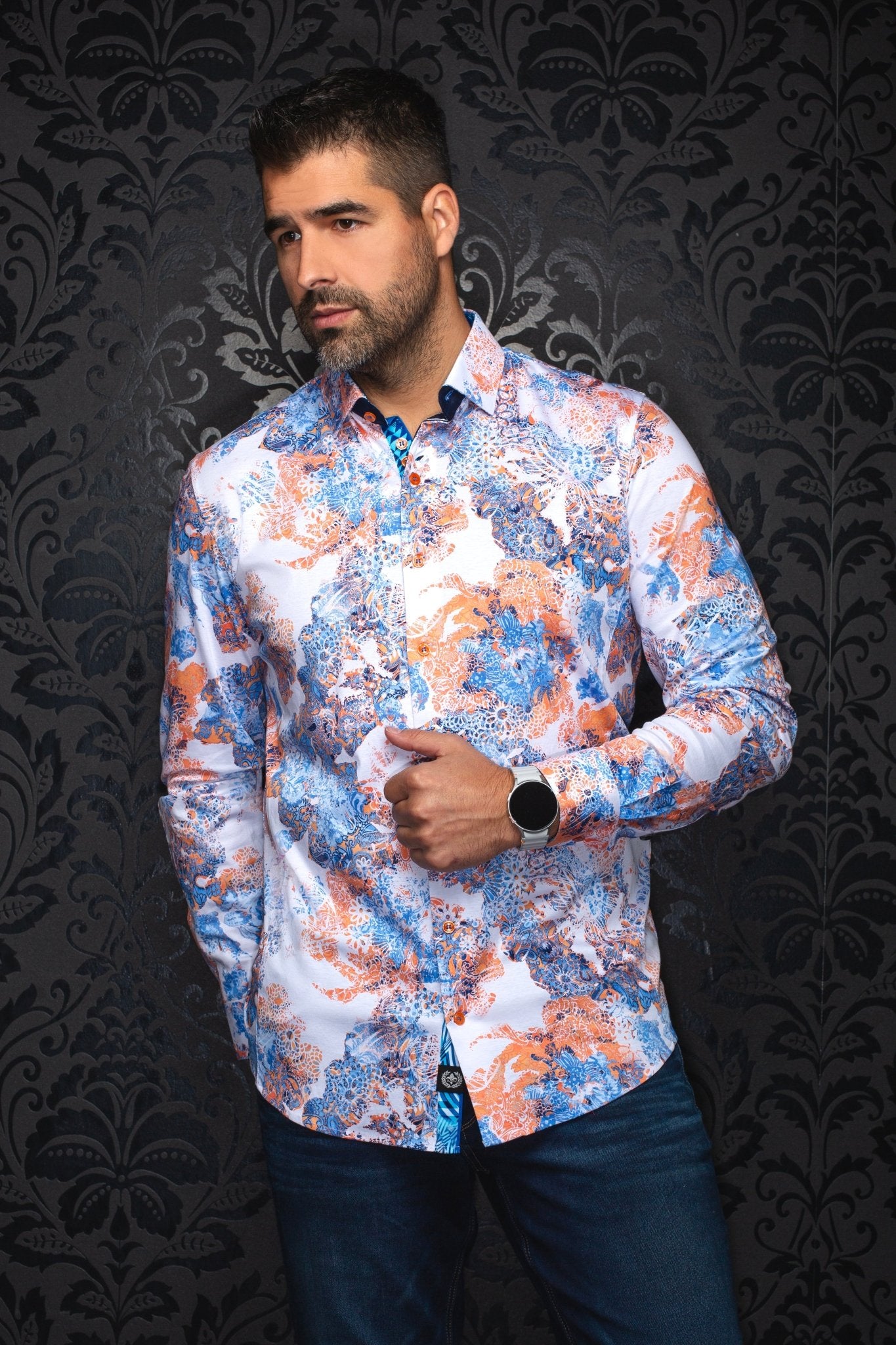 Camisa  WISTERIA, Naranja - AU NOIR