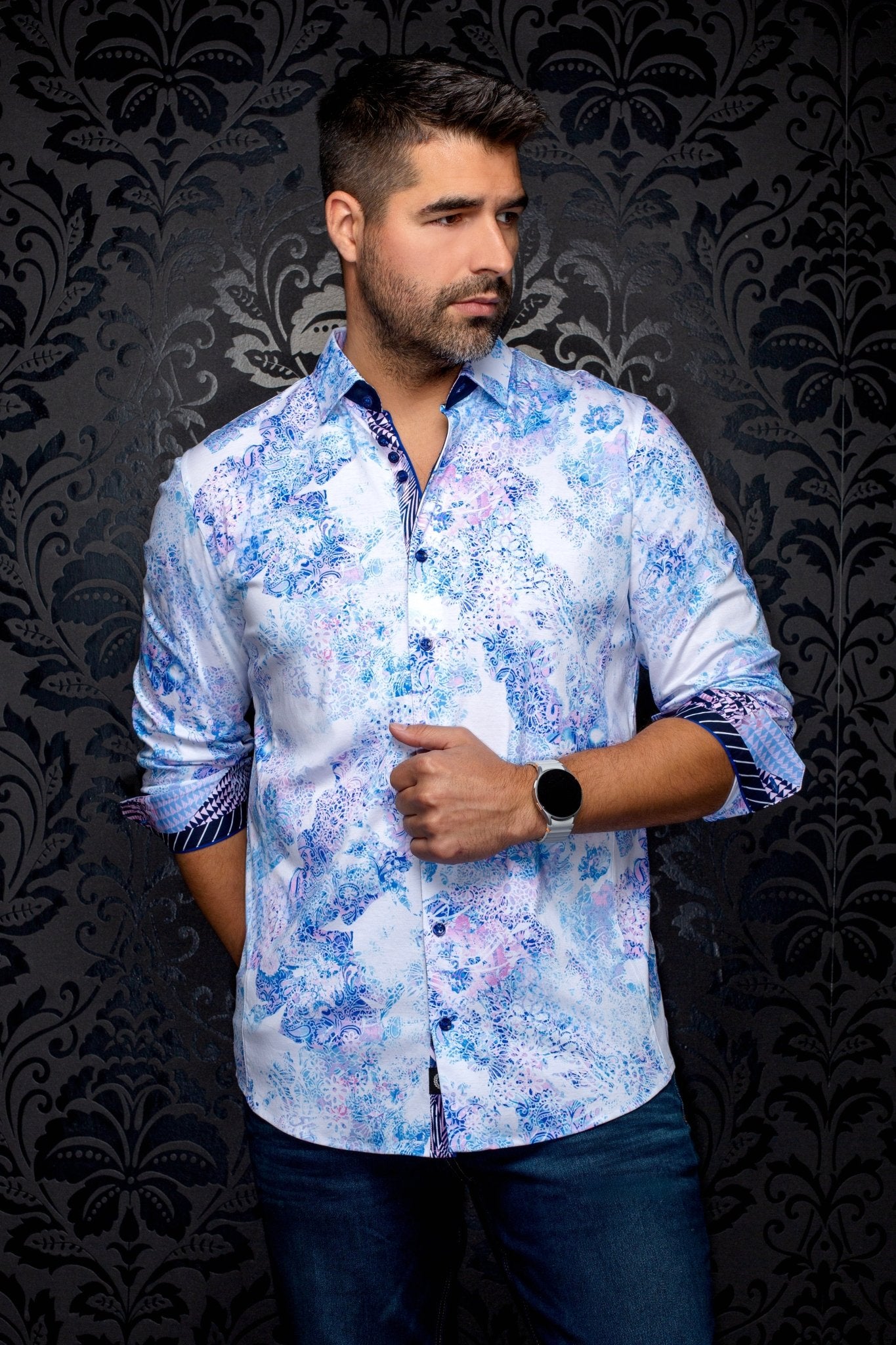 Camisa  WISTERIA, Rosa - AU NOIR