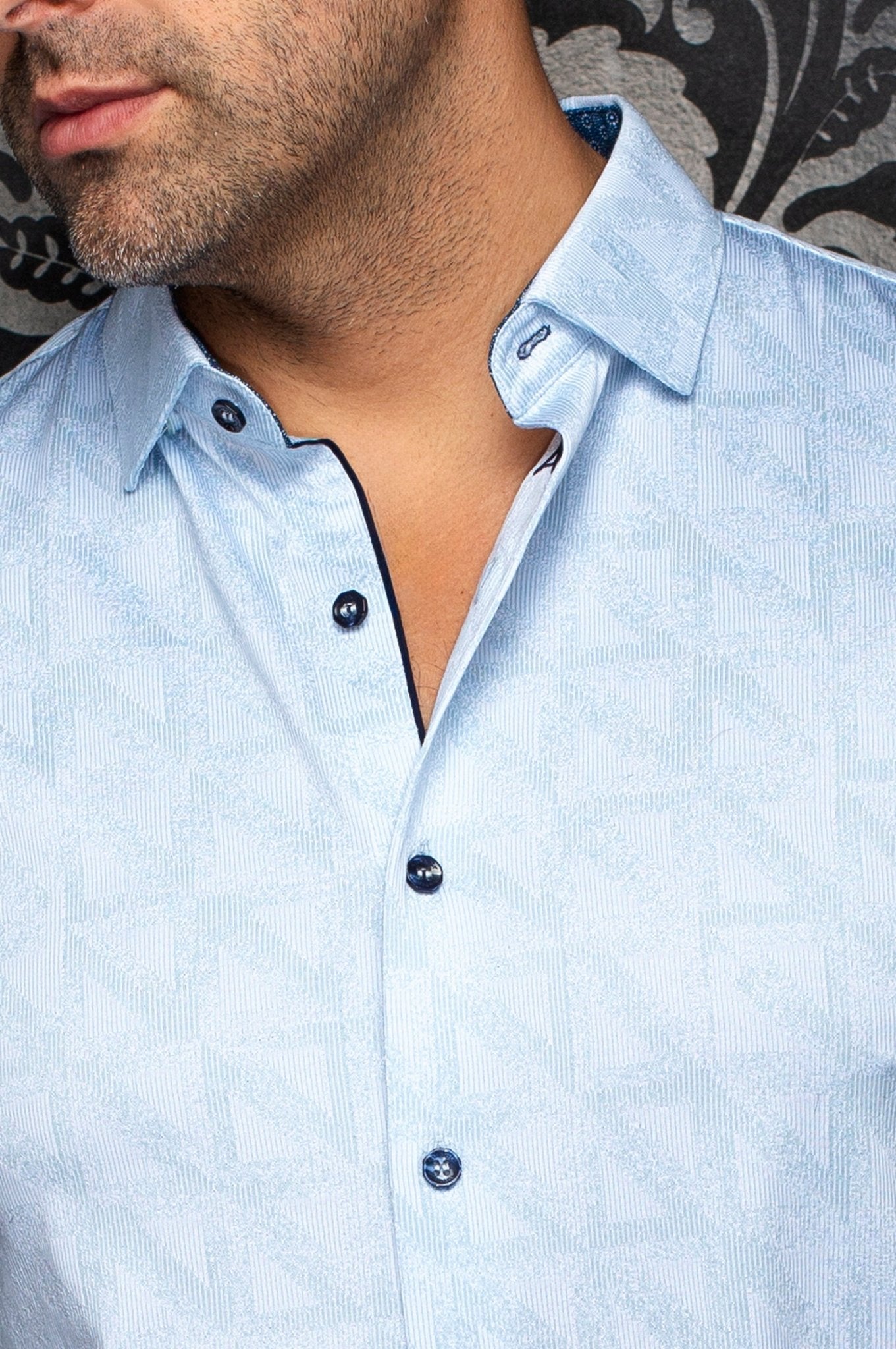 CHEMISE | YUCCA, Blue - AU NOIR