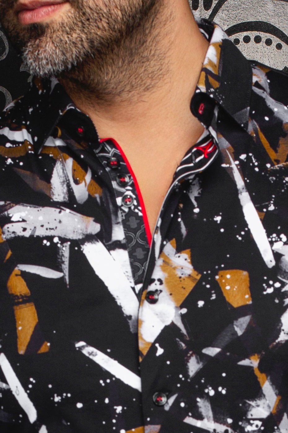 Shirt  ZANDER, Black - AU NOIR