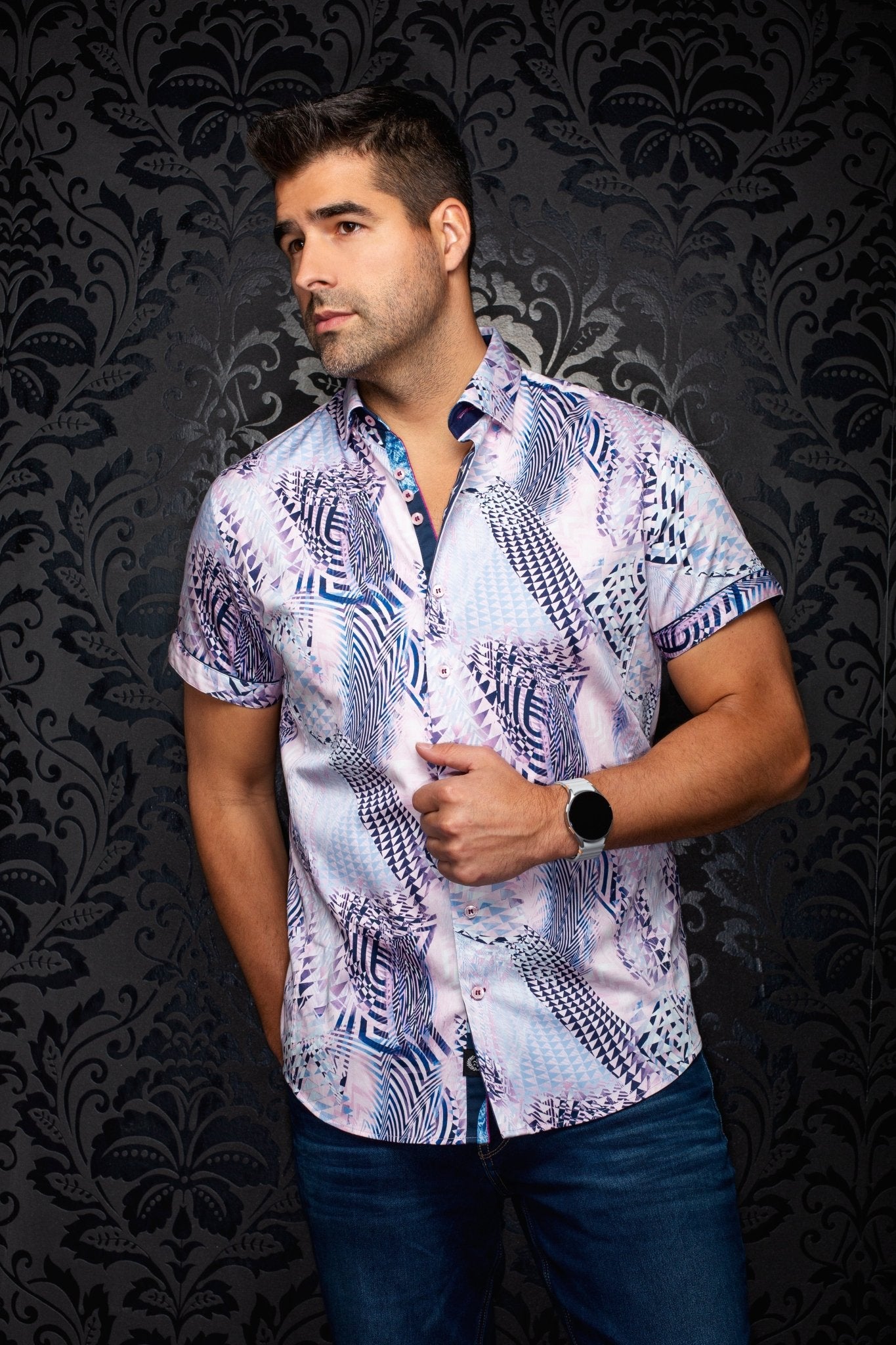 Manches Courtes | BADESI, Pink - AU NOIR