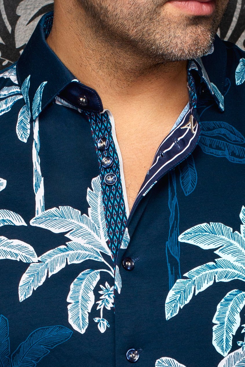 MANCHES COURTES EXTENSIBLE | AZURE, Navy - AU NOIR