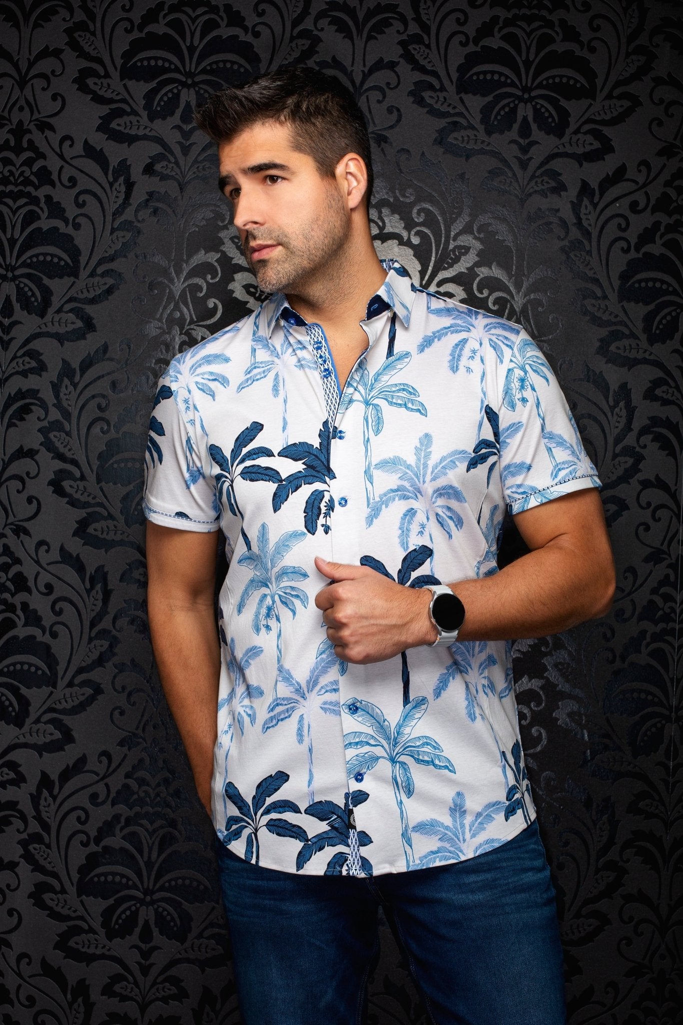 MANCHES COURTES EXTENSIBLE | AZURE, Stone - AU NOIR