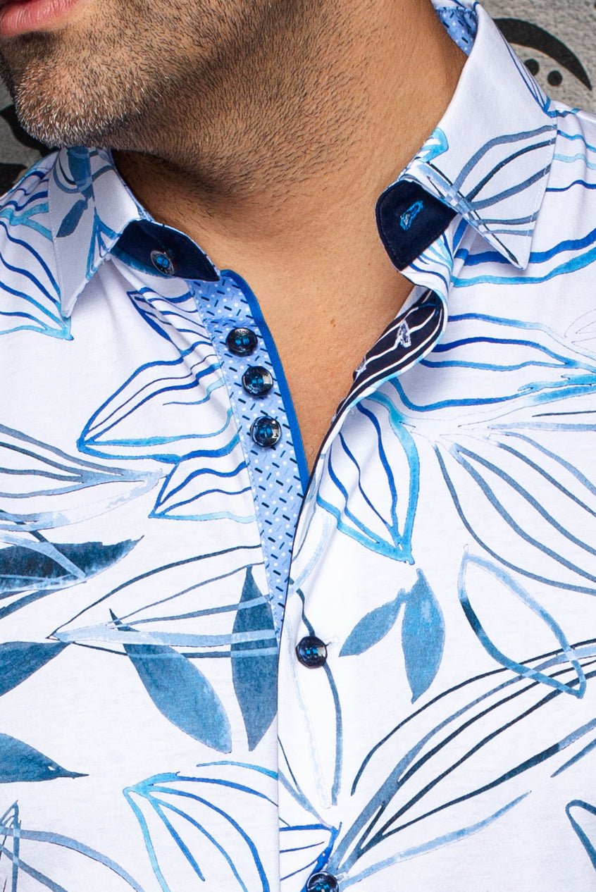 MANCHES COURTES EXTENSIBLE | BENJE, Light Blue - AU NOIR