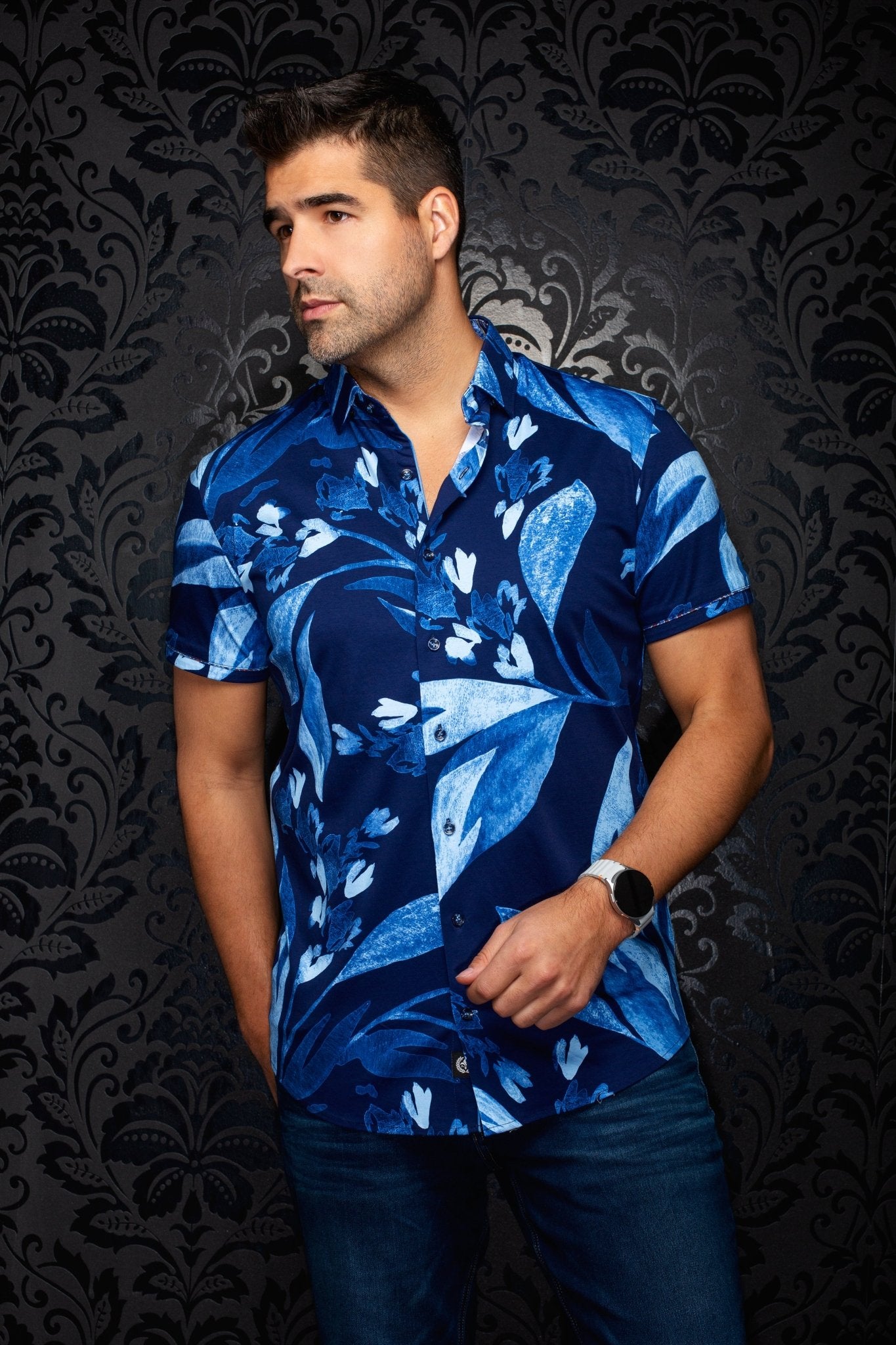 MANCHES COURTES EXTENSIBLE | DEW, Navy - AU NOIR