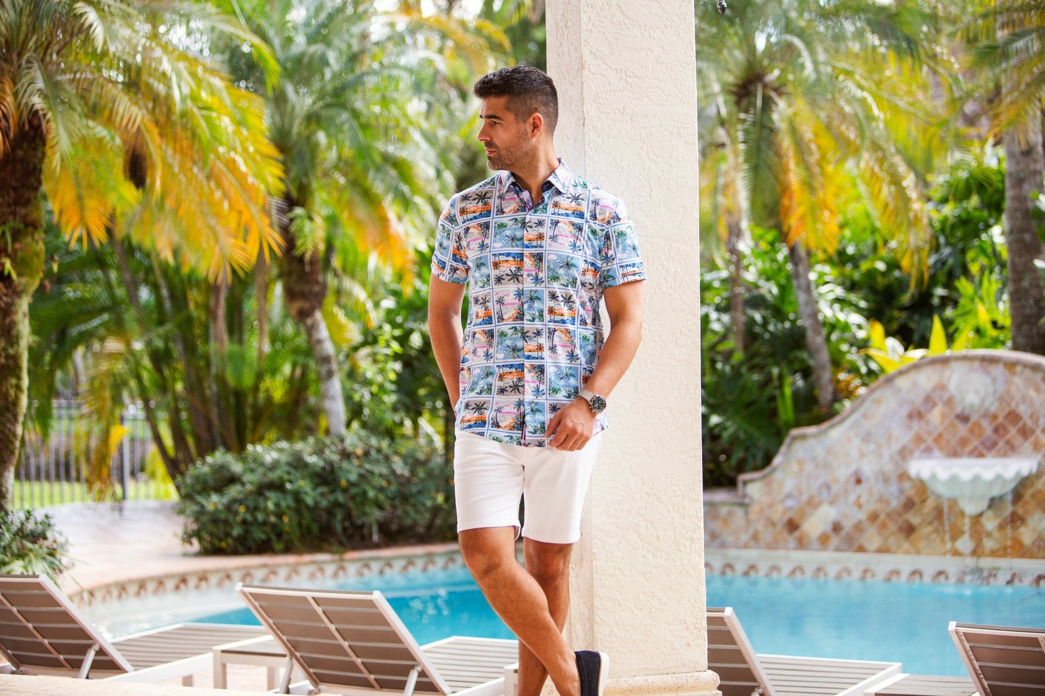 MANCHES COURTES EXTENSIBLE | KANAHA, Light Blue - AU NOIR