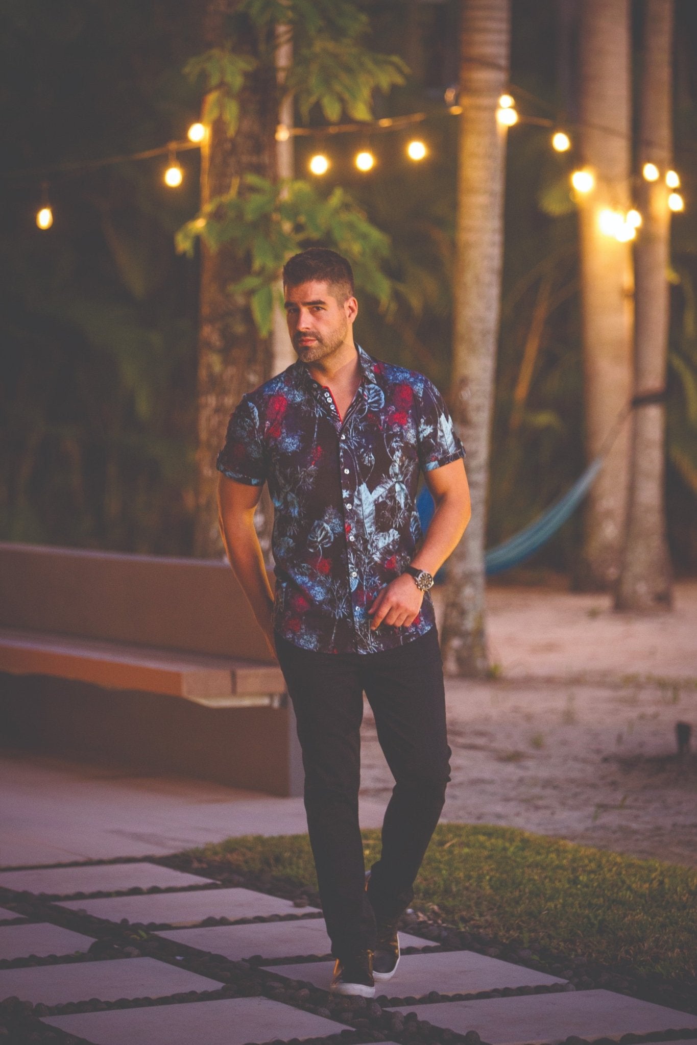 MANCHES COURTES EXTENSIBLE | MARENGO, Black Turquoise - AU NOIR