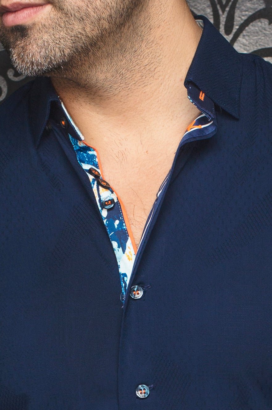 Short Sleeves | FAJARDO, Navy - AU NOIR