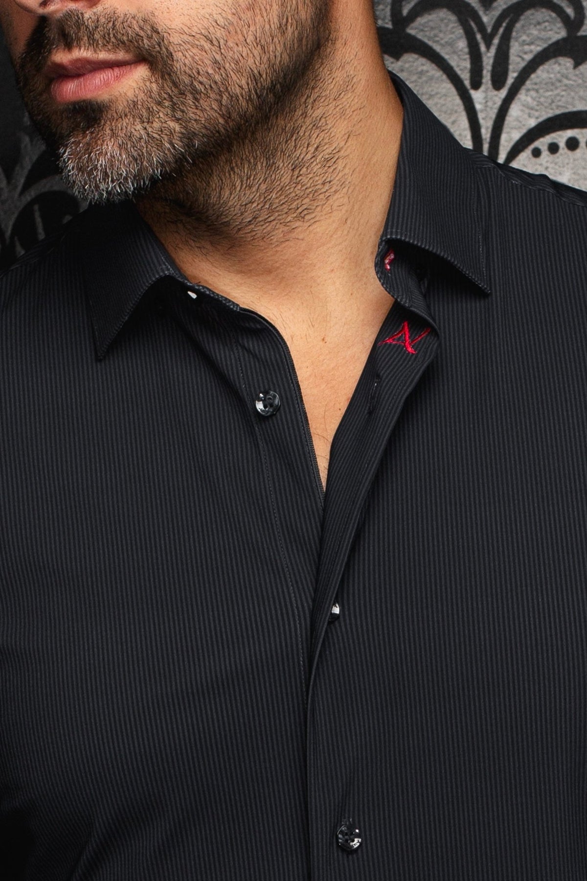 MANGA CORTA DE NYLON | NICK STRP, Negro - AU NOIR