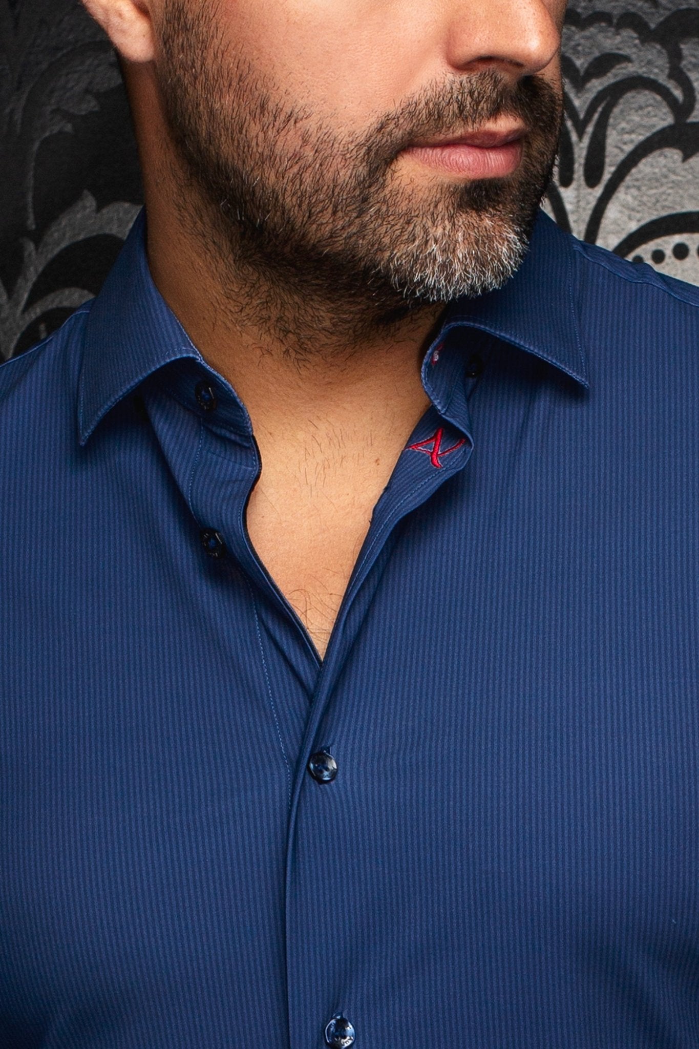 NYLON SHORT SLEEVES | NICK STRP, Navy - AU NOIR