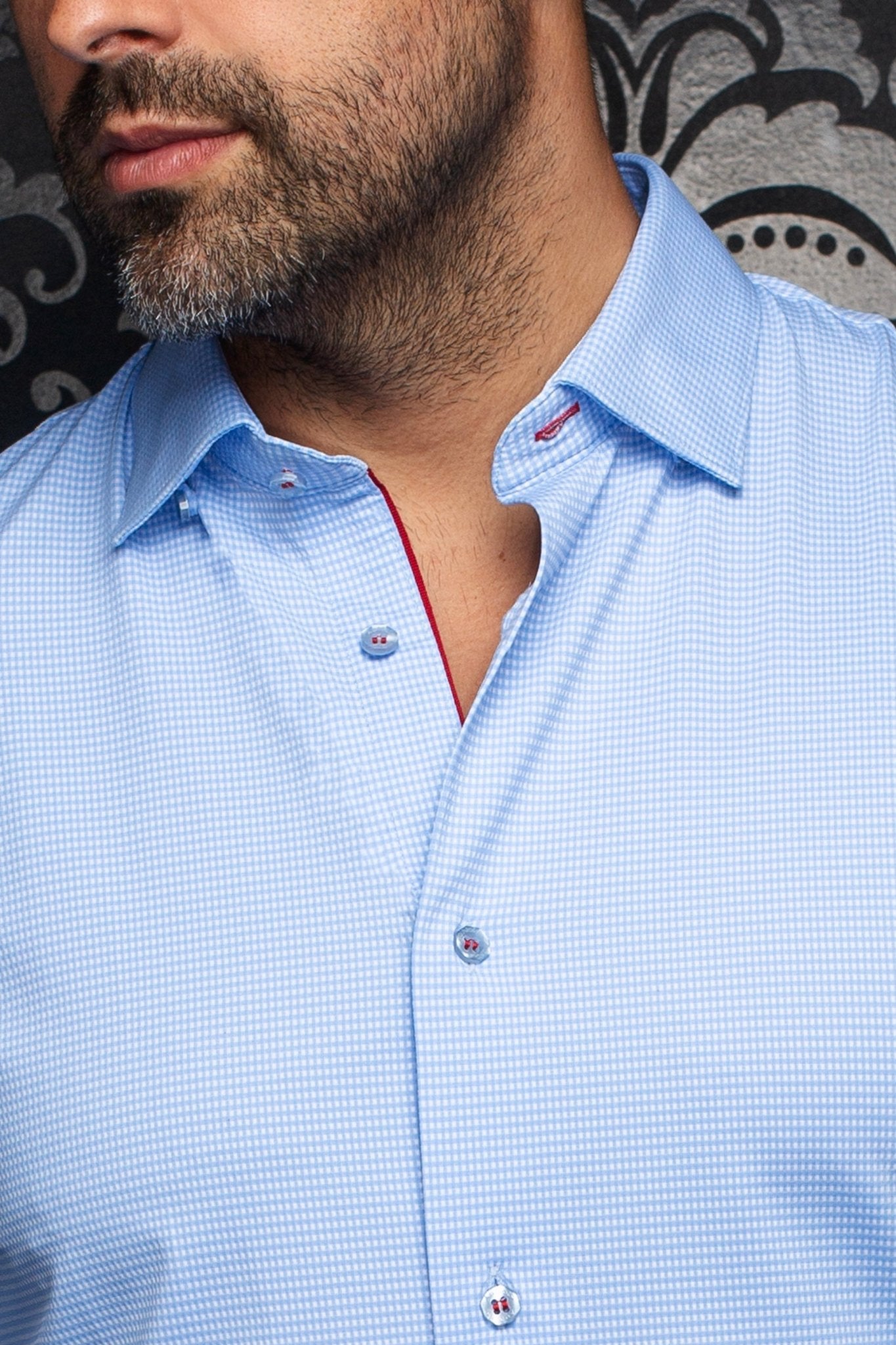 NYLON LONG SLEEVES | SALENTO, Light Blue - AU NOIR