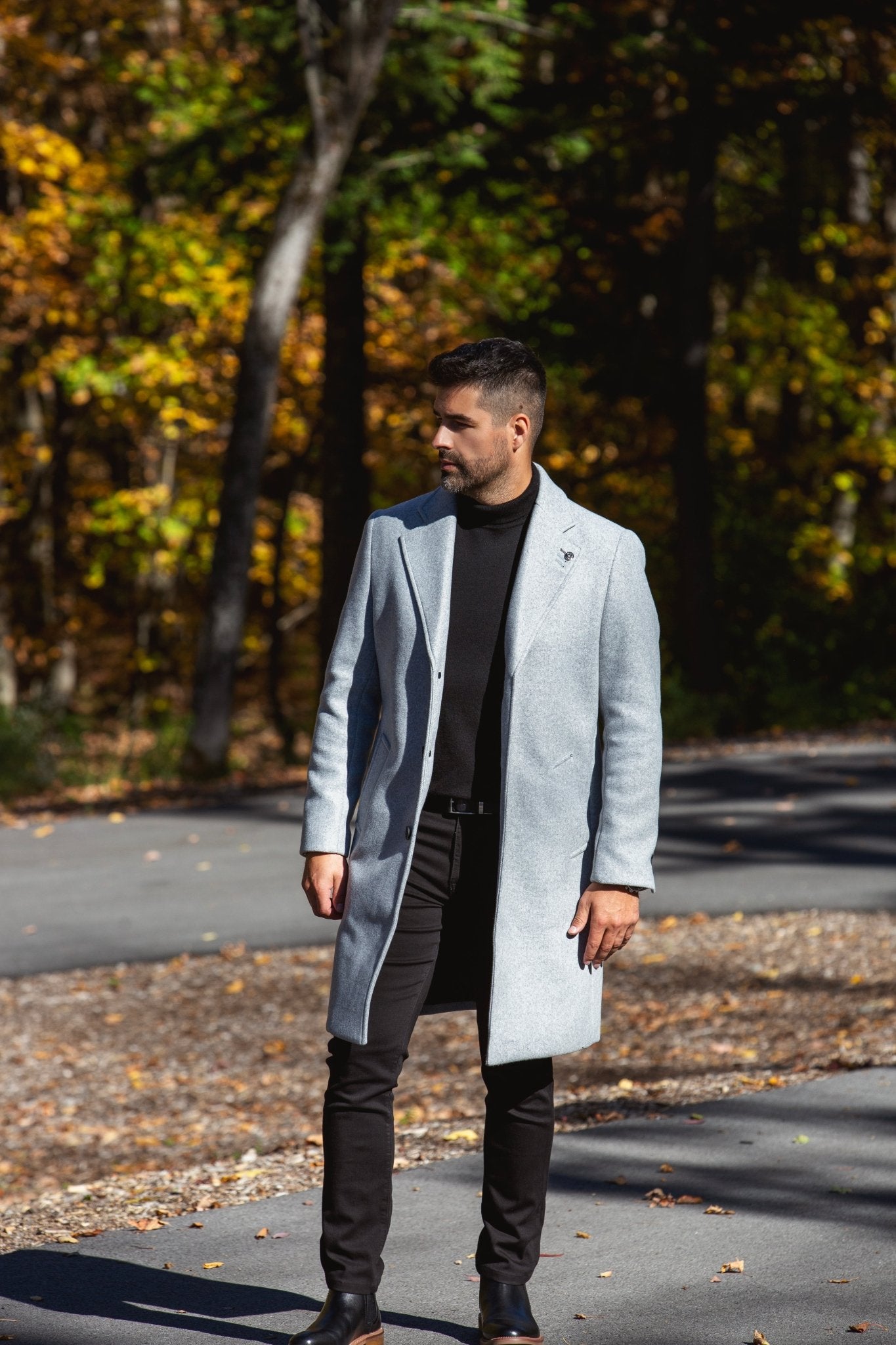 COAT | KLAMATH, Gris - AU NOIR