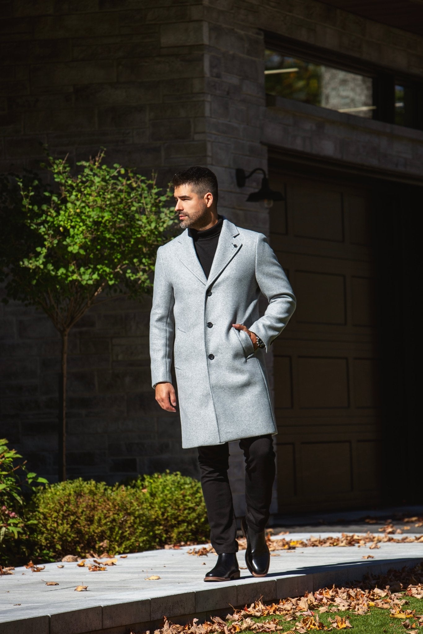 COAT | KLAMATH, Gris - AU NOIR