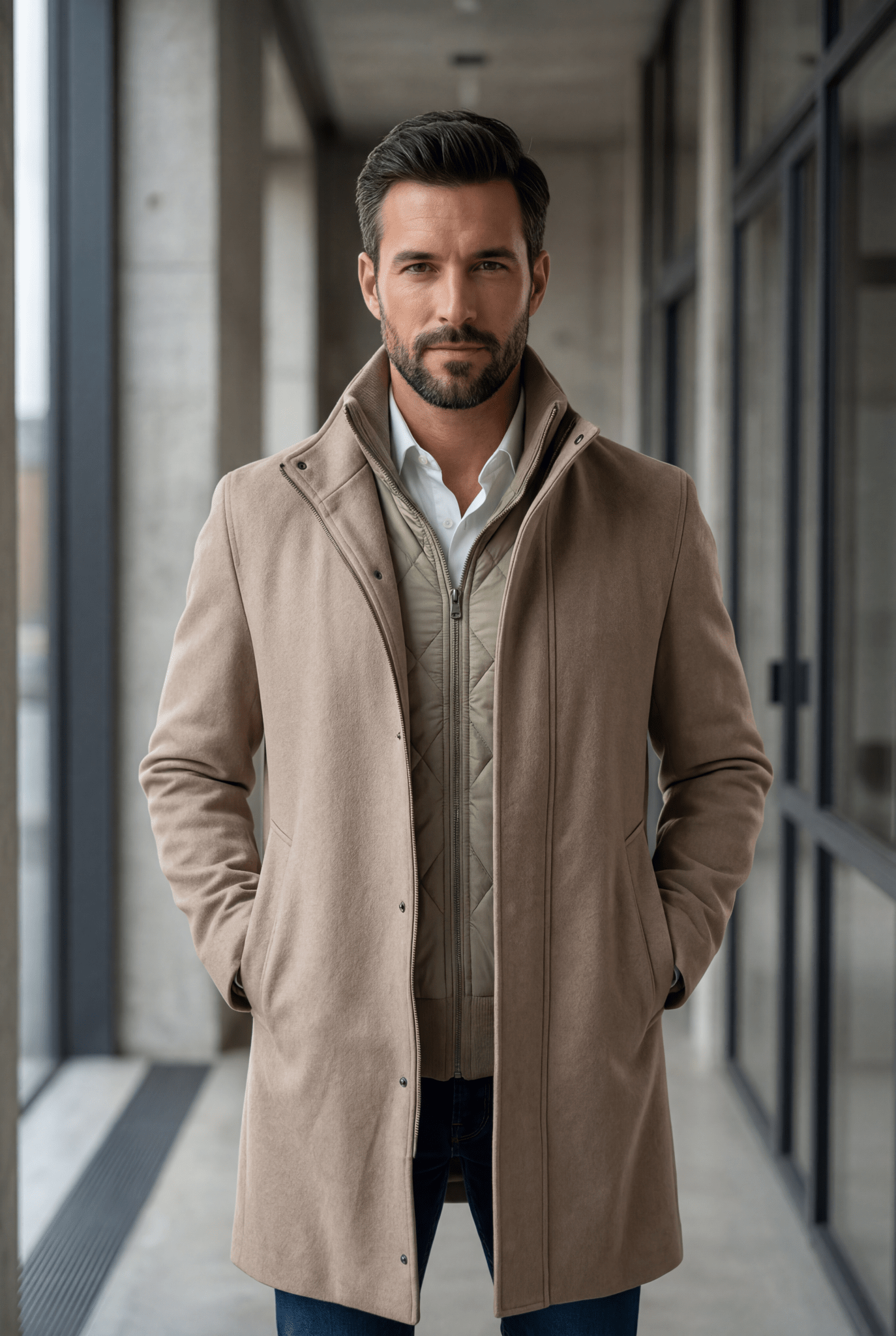 MANTEAU | WATSON, Sand - AU NOIR