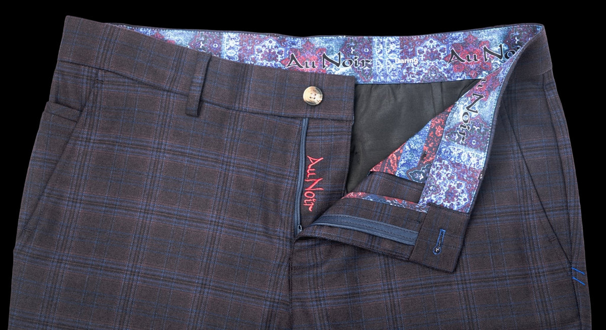 PANTS  BERETTA - FARRELL, Plum - AU NOIR