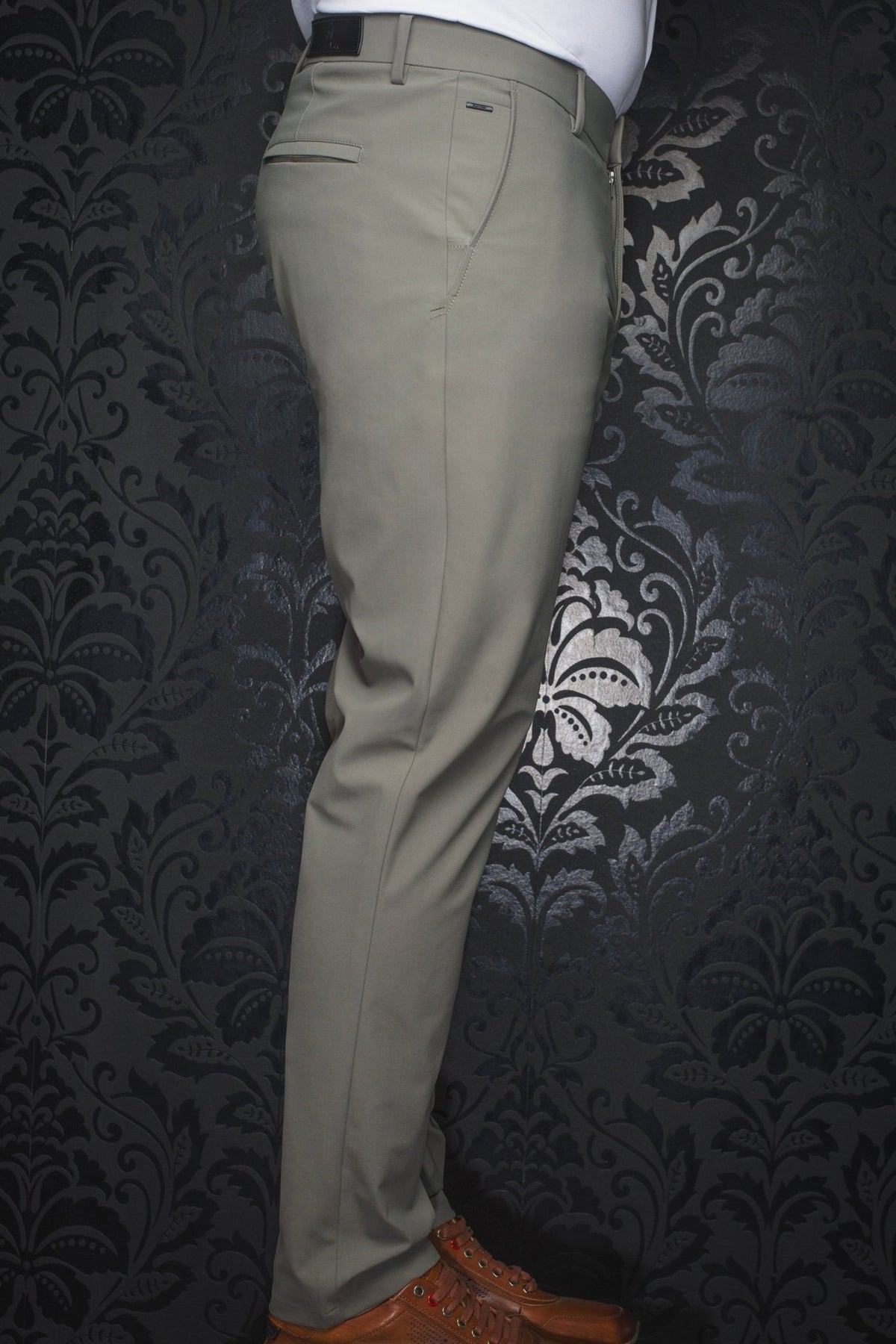 PANTALONES | CARRERA-LIMAO, caqui - AU NOIR