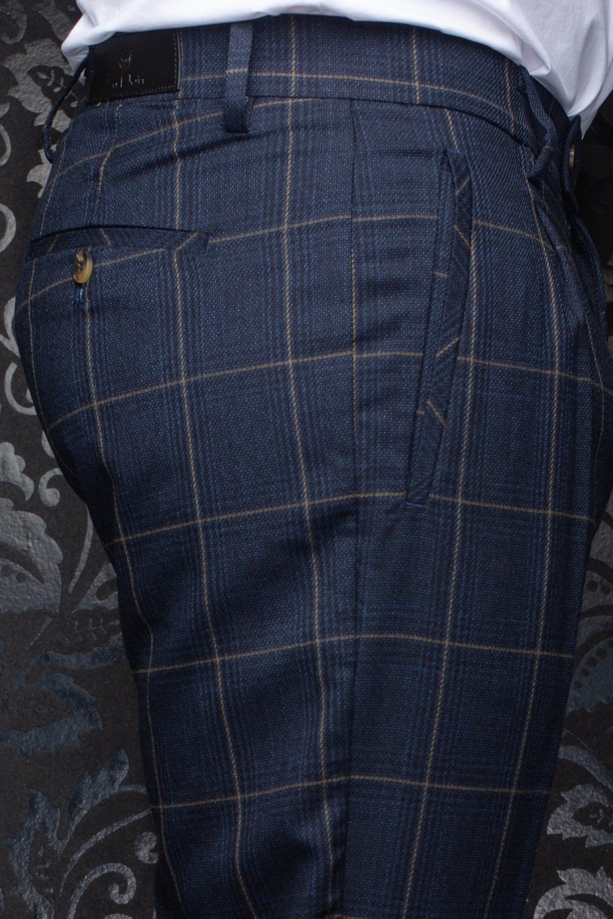 PANTALON | GEHRY-WEBLEY, Navy - AU NOIR
