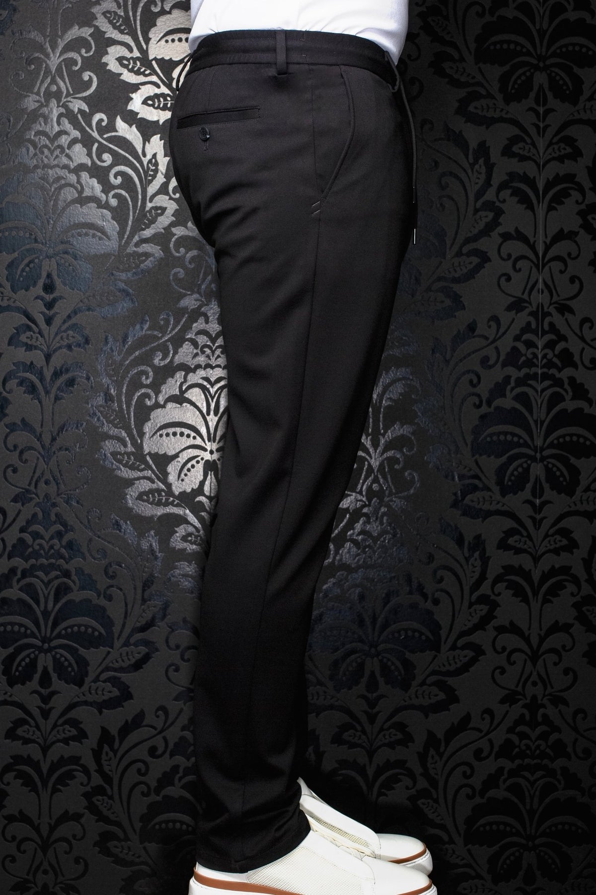 PANTALON | GIACOMO-SAUER, Black - AU NOIR