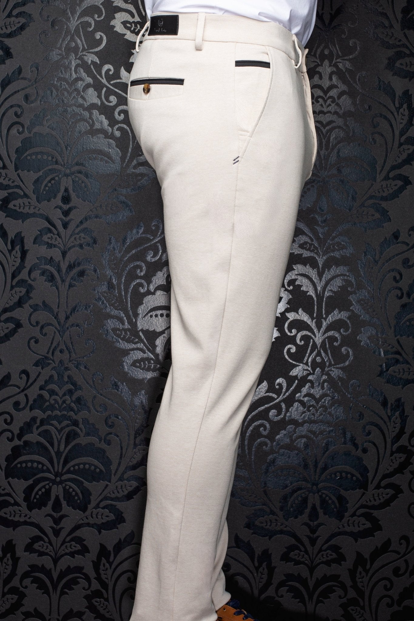 PANTS  KAEL - BERETTA, Beige - AU NOIR