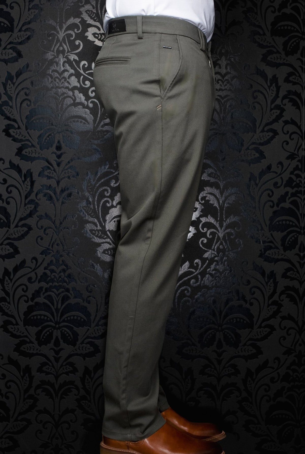PANTALON | KRELL, Olive - AU NOIR