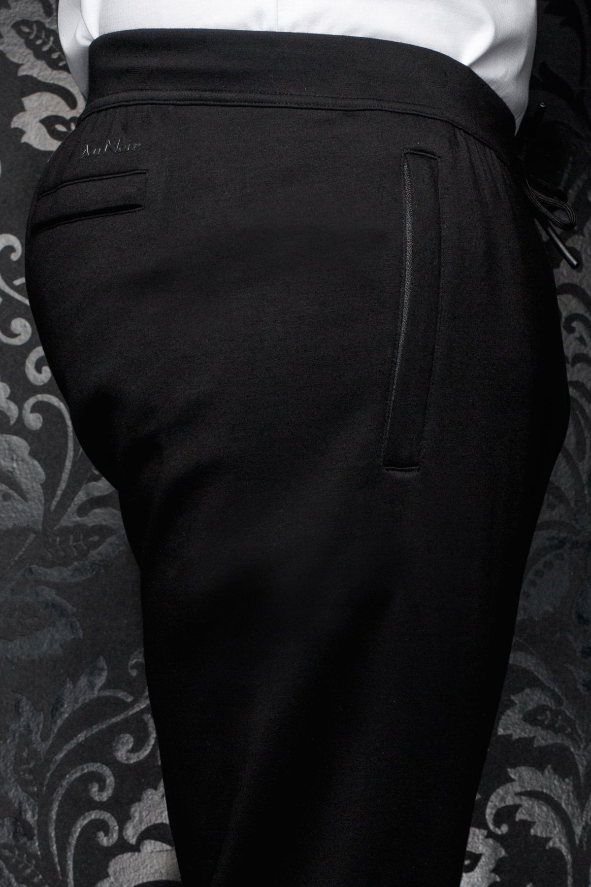 PANTALON SPORT | HERMAN-WALTHER, Black - AU NOIR