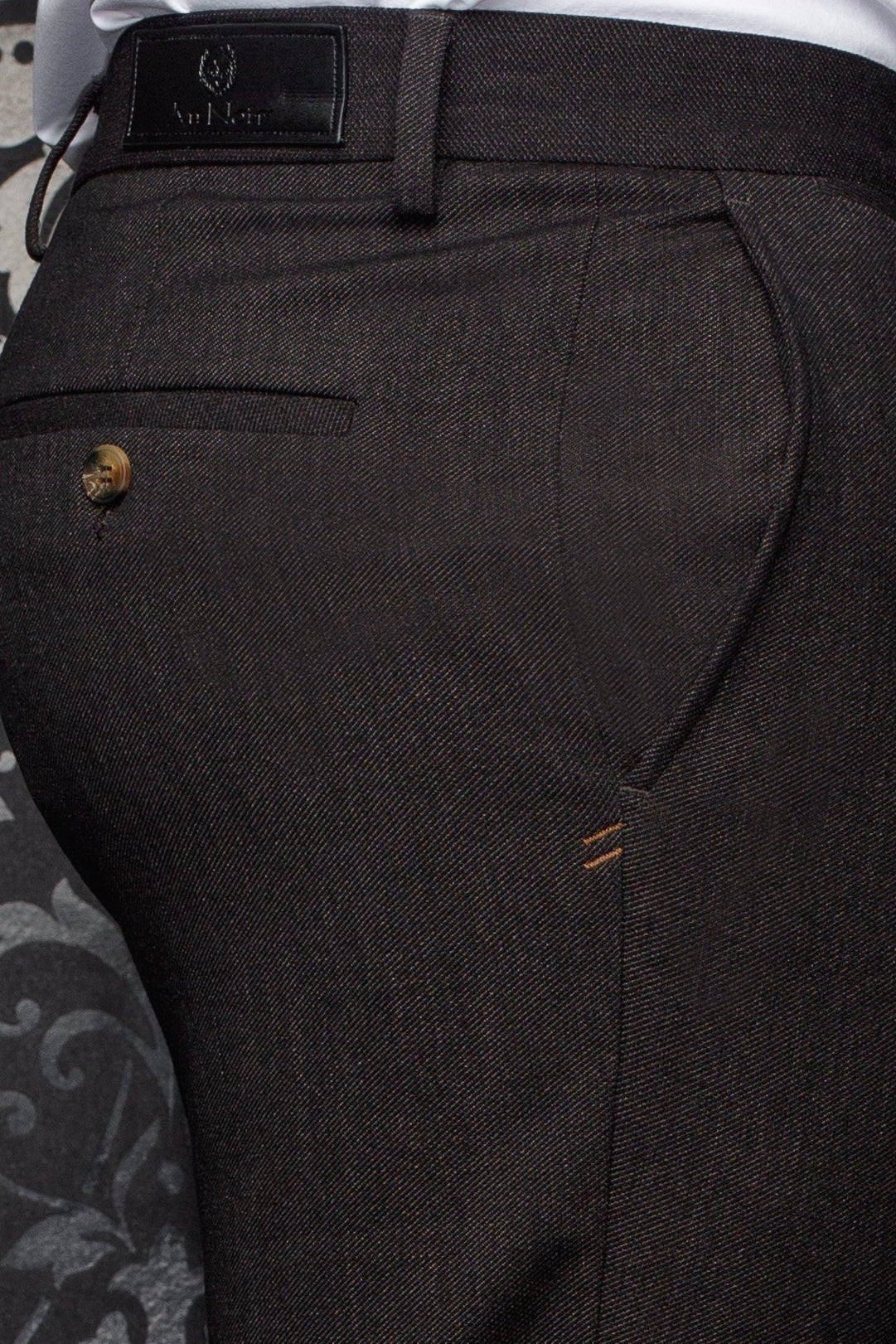 PANTALON | TYCHO-WESSON, Brown - AU NOIR