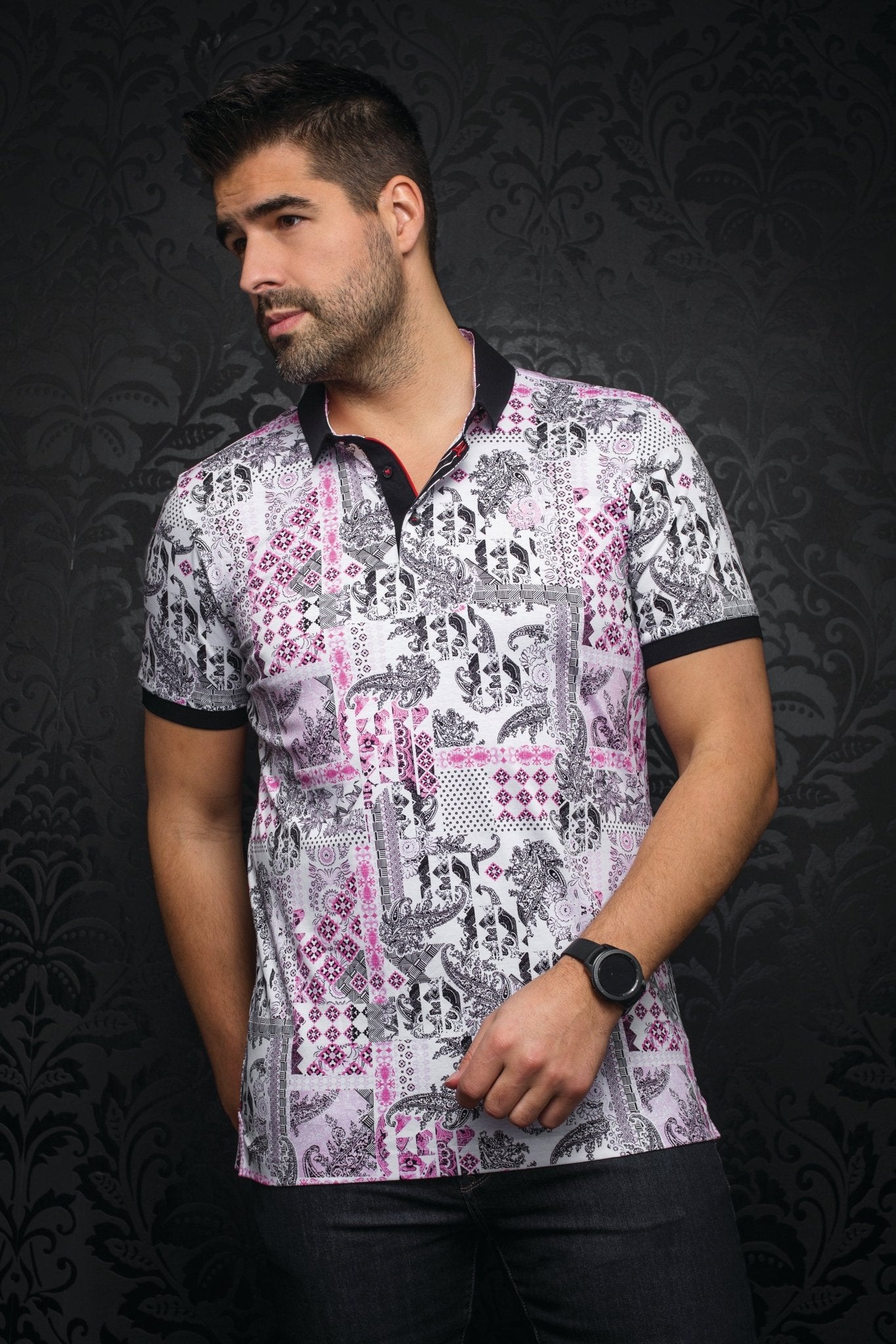 POLO SHIRT | AURELIO, pink - AU NOIR