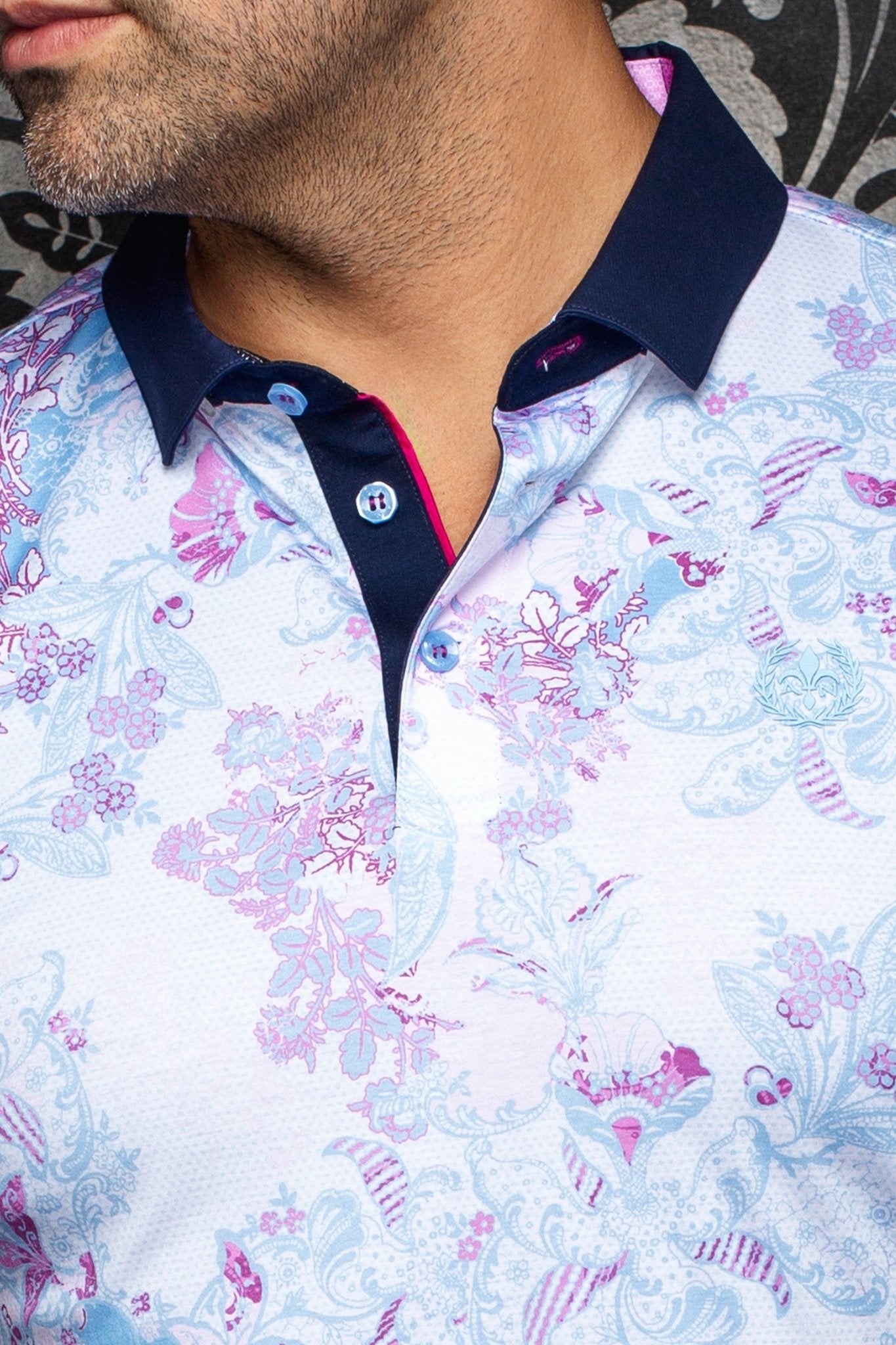 POLO | BAROSSA, White Pink - AU NOIR