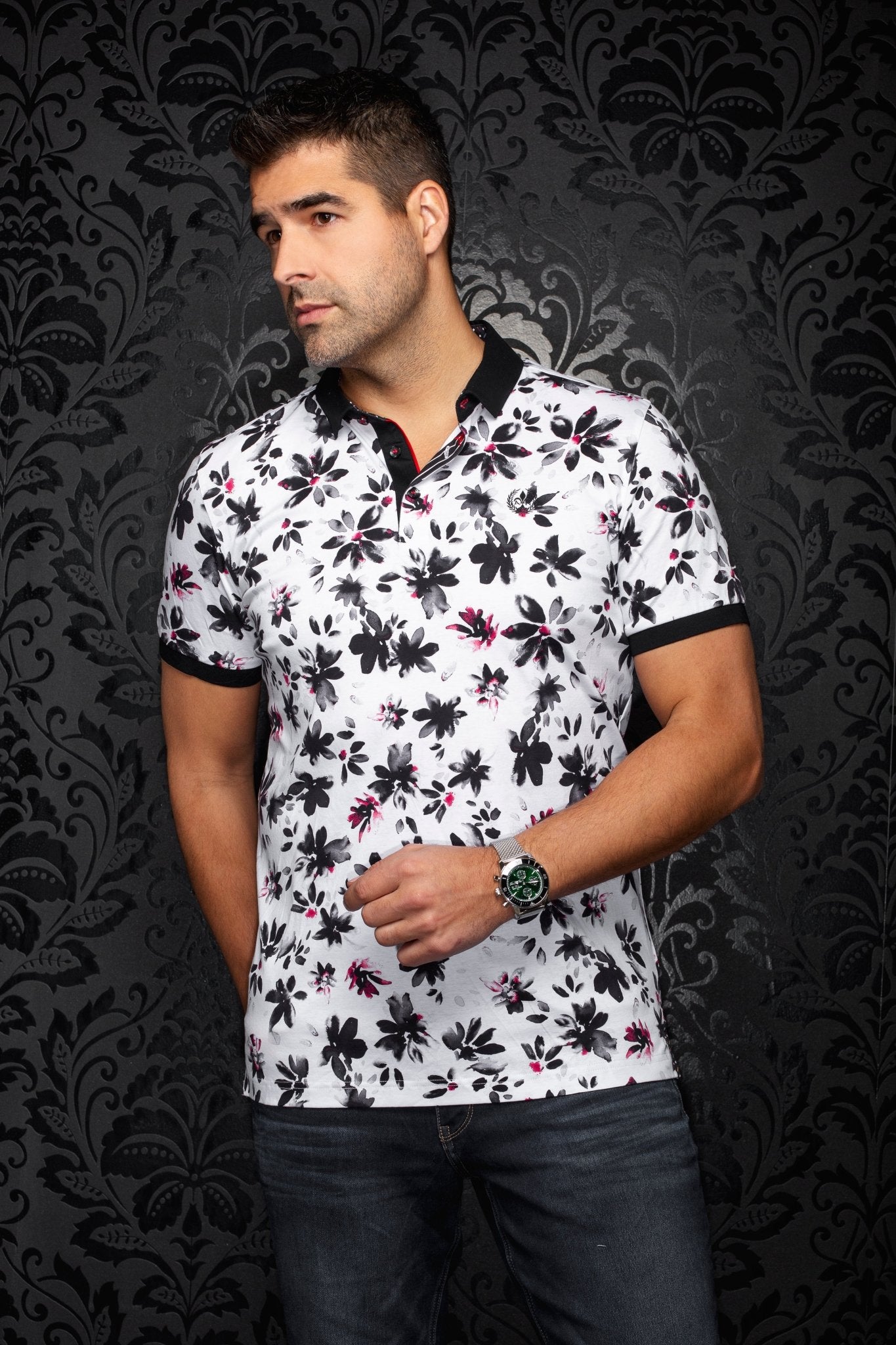 POLO | CANTERAS, White black - AU NOIR