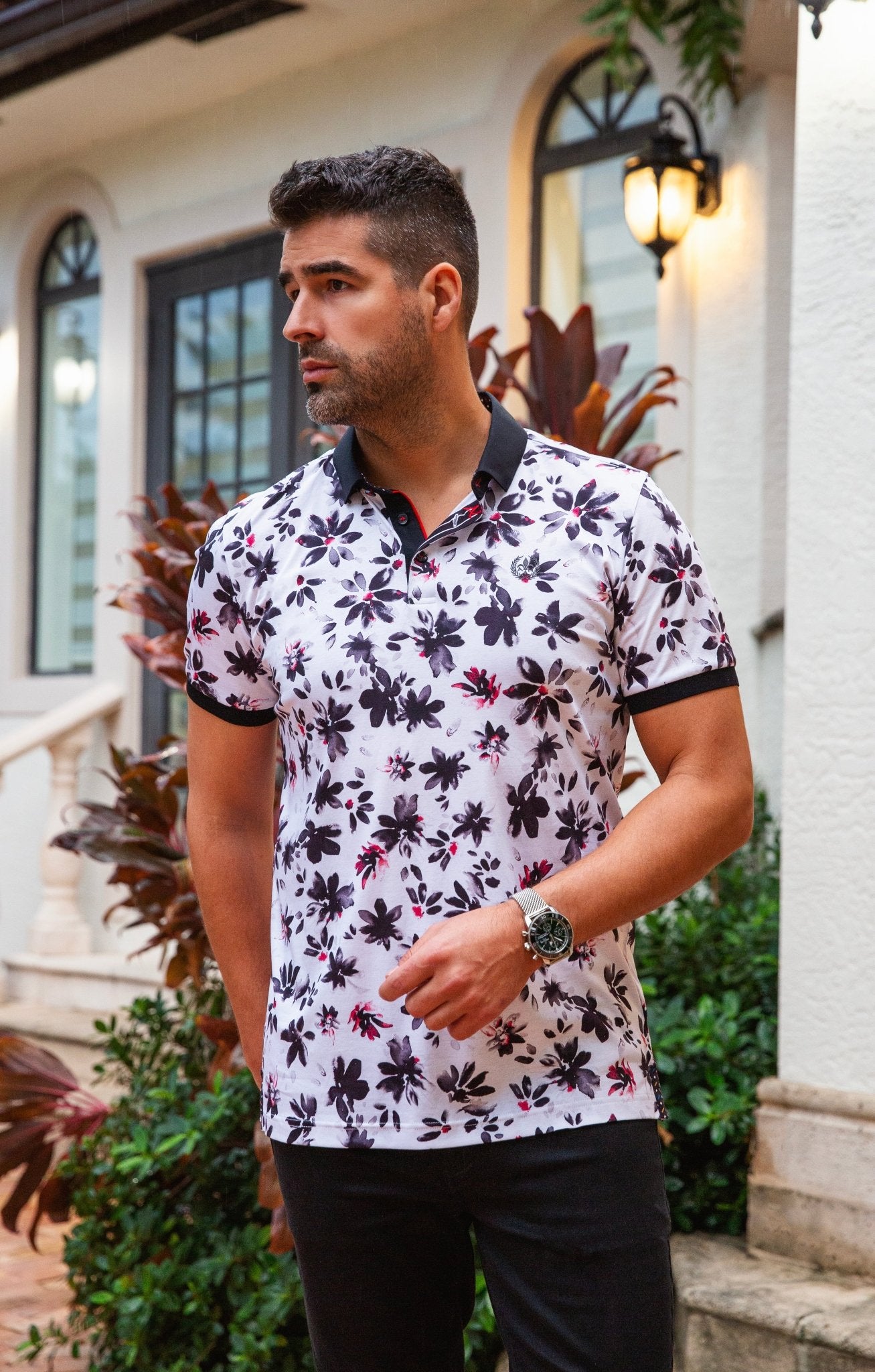 POLO | CANTERAS, White black - AU NOIR