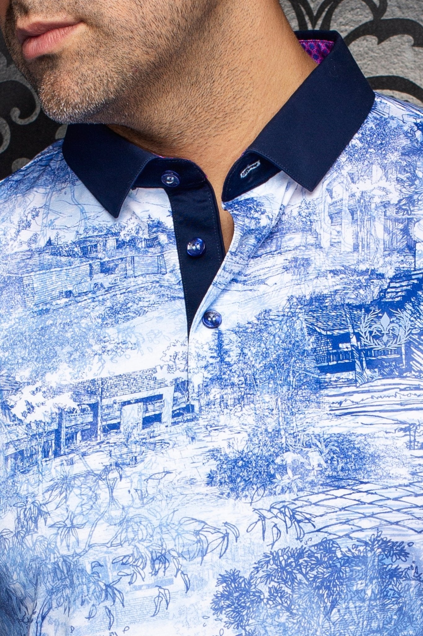 POLO | DRAINTREE, azul claro - AU NOIR