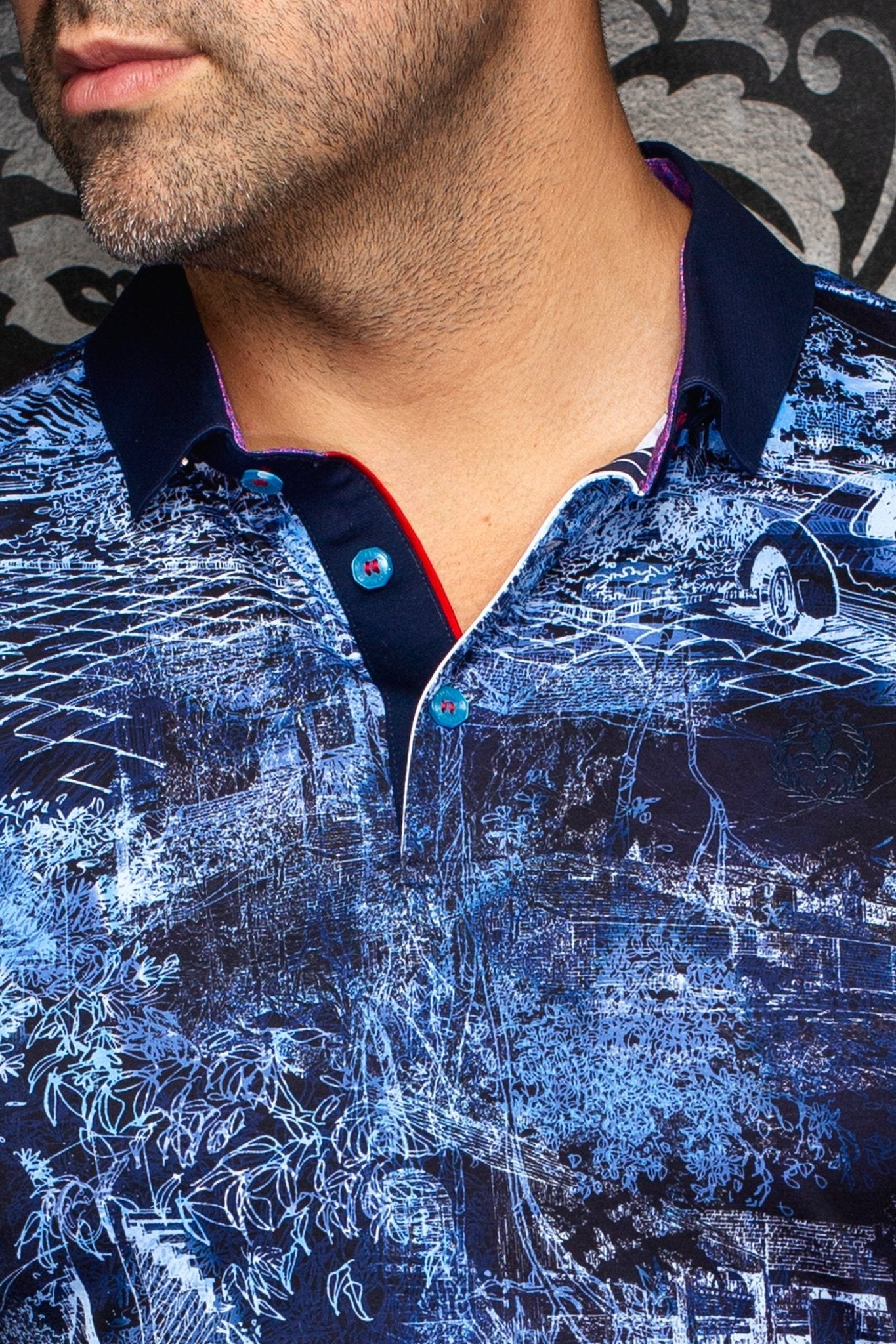 POLO | DRAINTREE, azul marino - AU NOIR