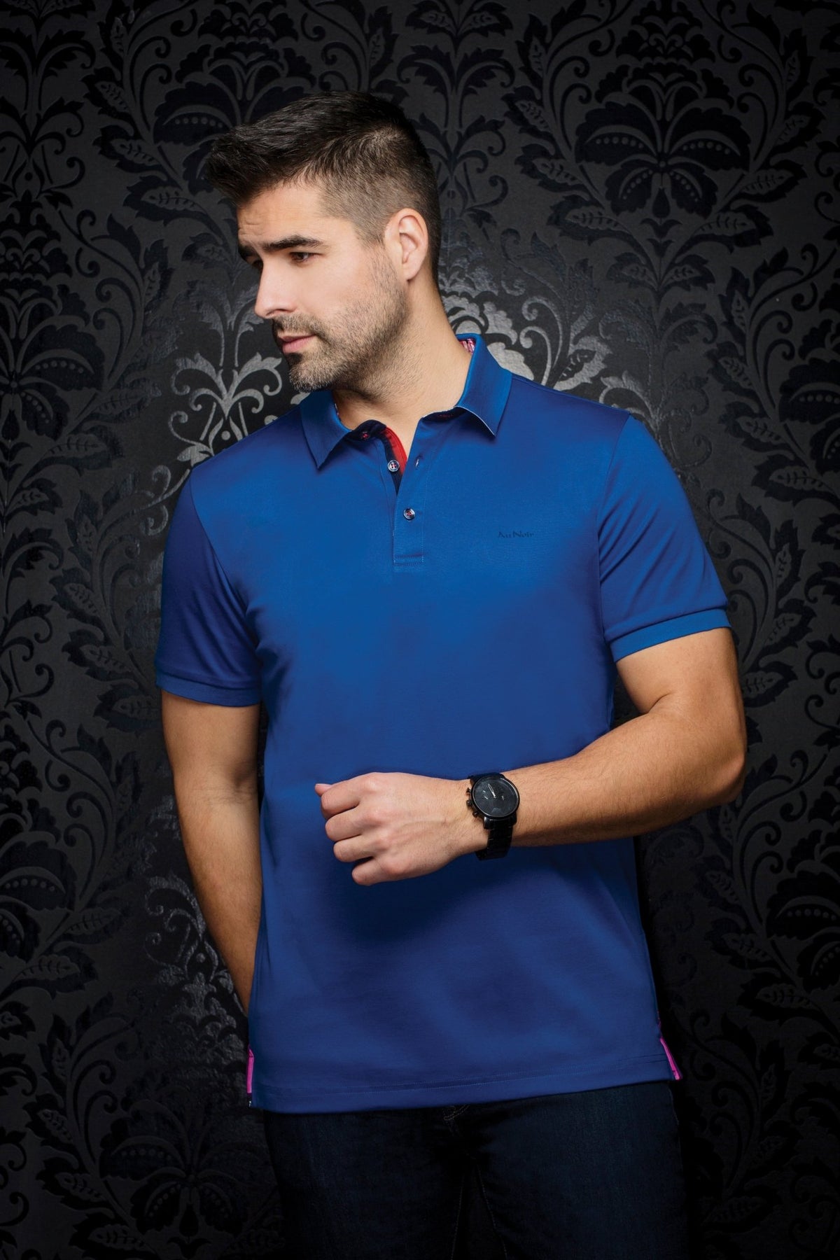 POLO | EAGLE, azul real oscuro - AU NOIR