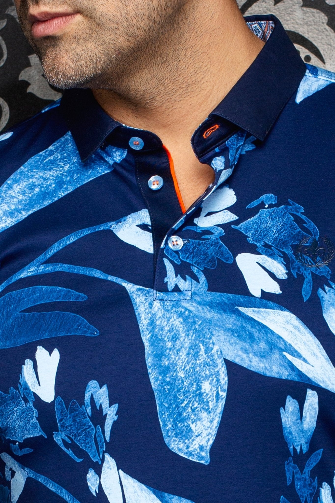 POLO | GLEN, Navy - AU NOIR