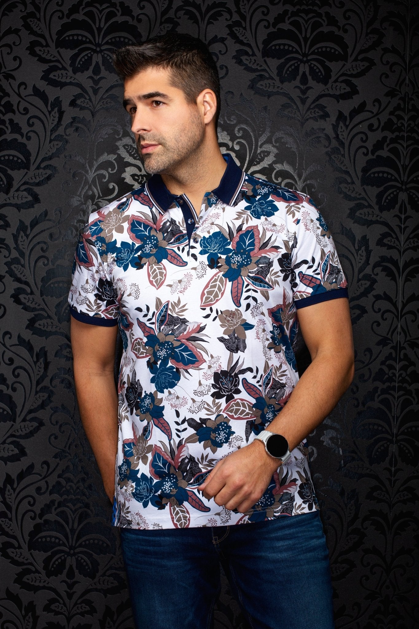 POLO | HIVA, White Khaki - AU NOIR