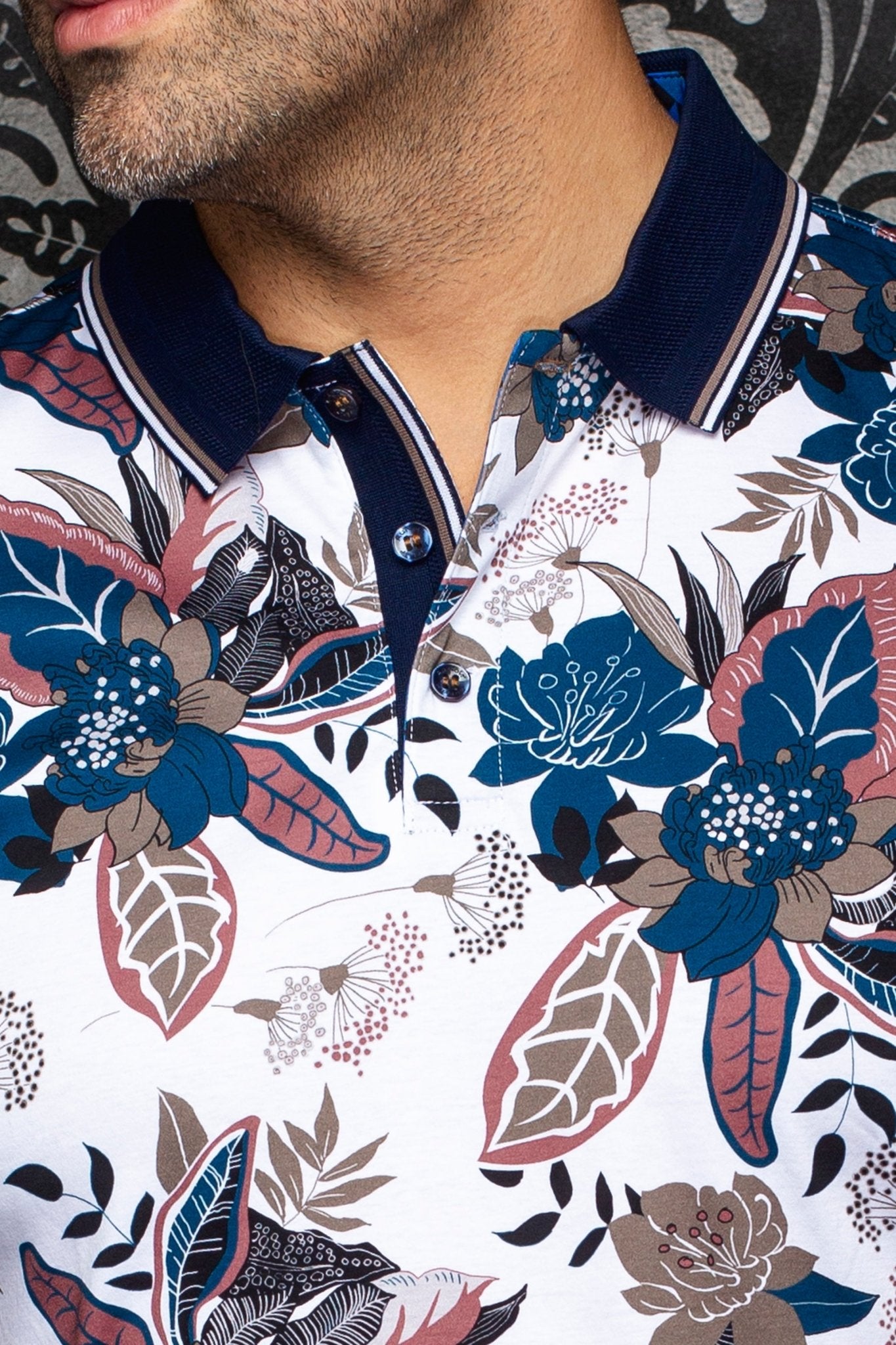 POLO | HIVA, White Khaki - AU NOIR