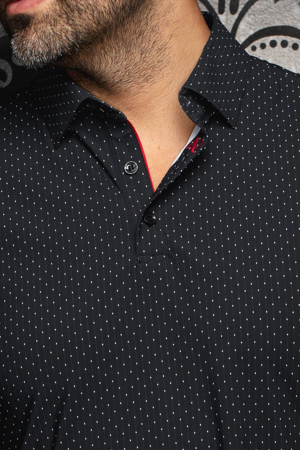 POLO PERFORMANCE | RAPHY NDL, Black - AU NOIR