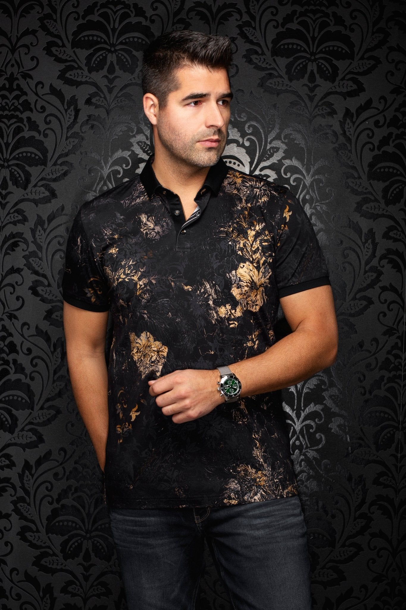 POLO | SUMATRAN, Black - AU NOIR