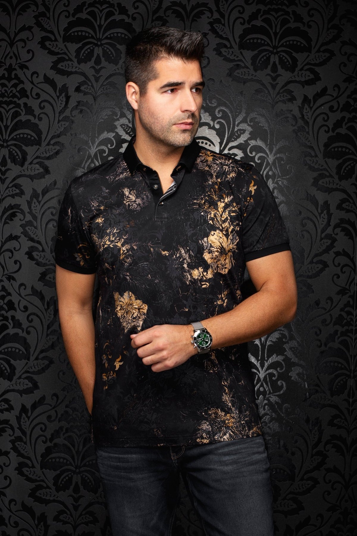 POLO | SUMATRAN, Black - AU NOIR